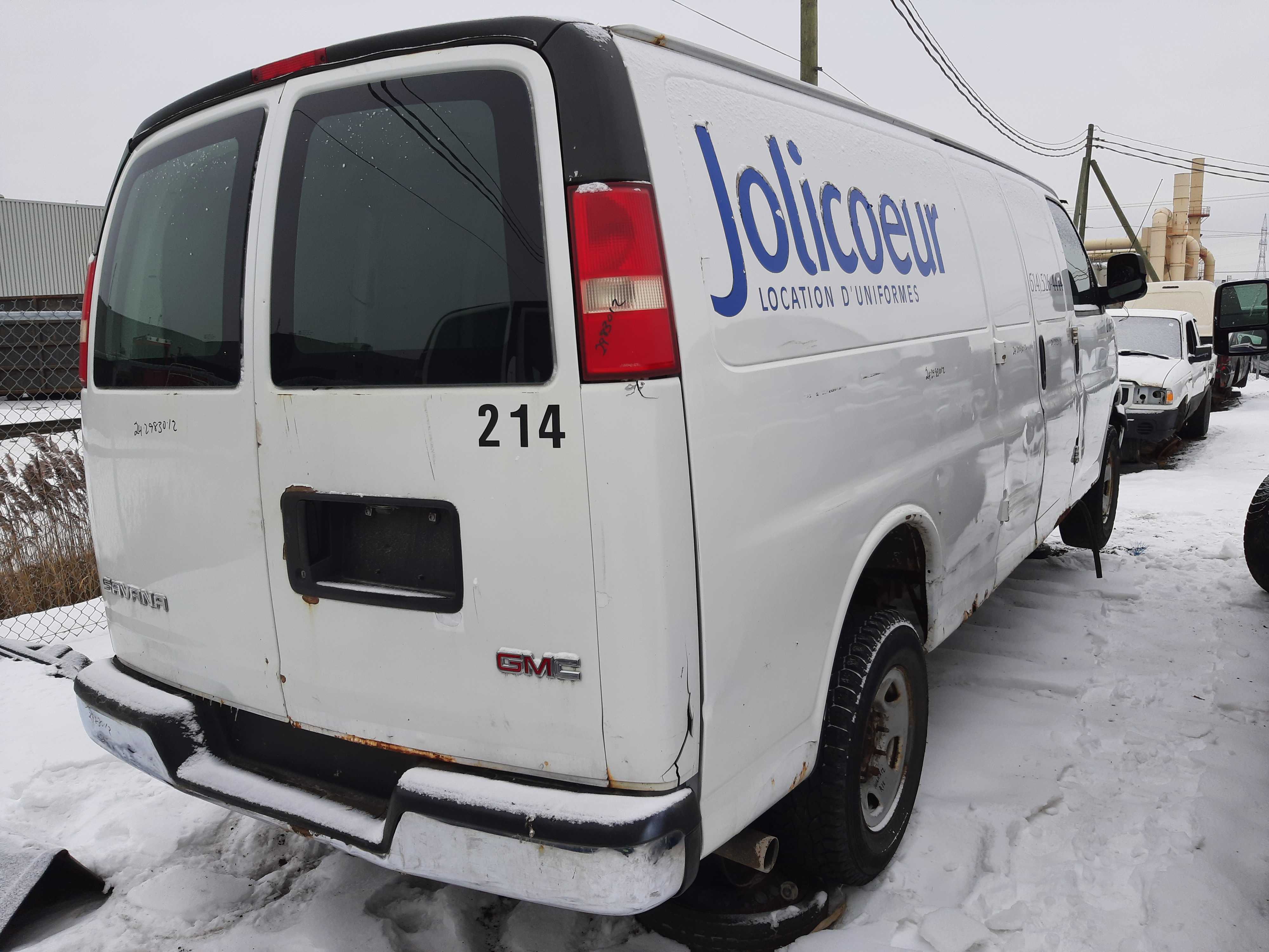 GMC SAVANA CARGO 2012