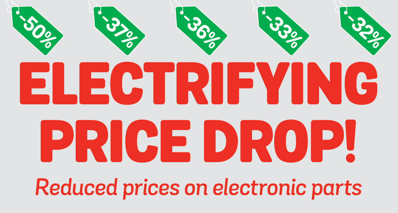 Price Drop Promo on Electronic Parts