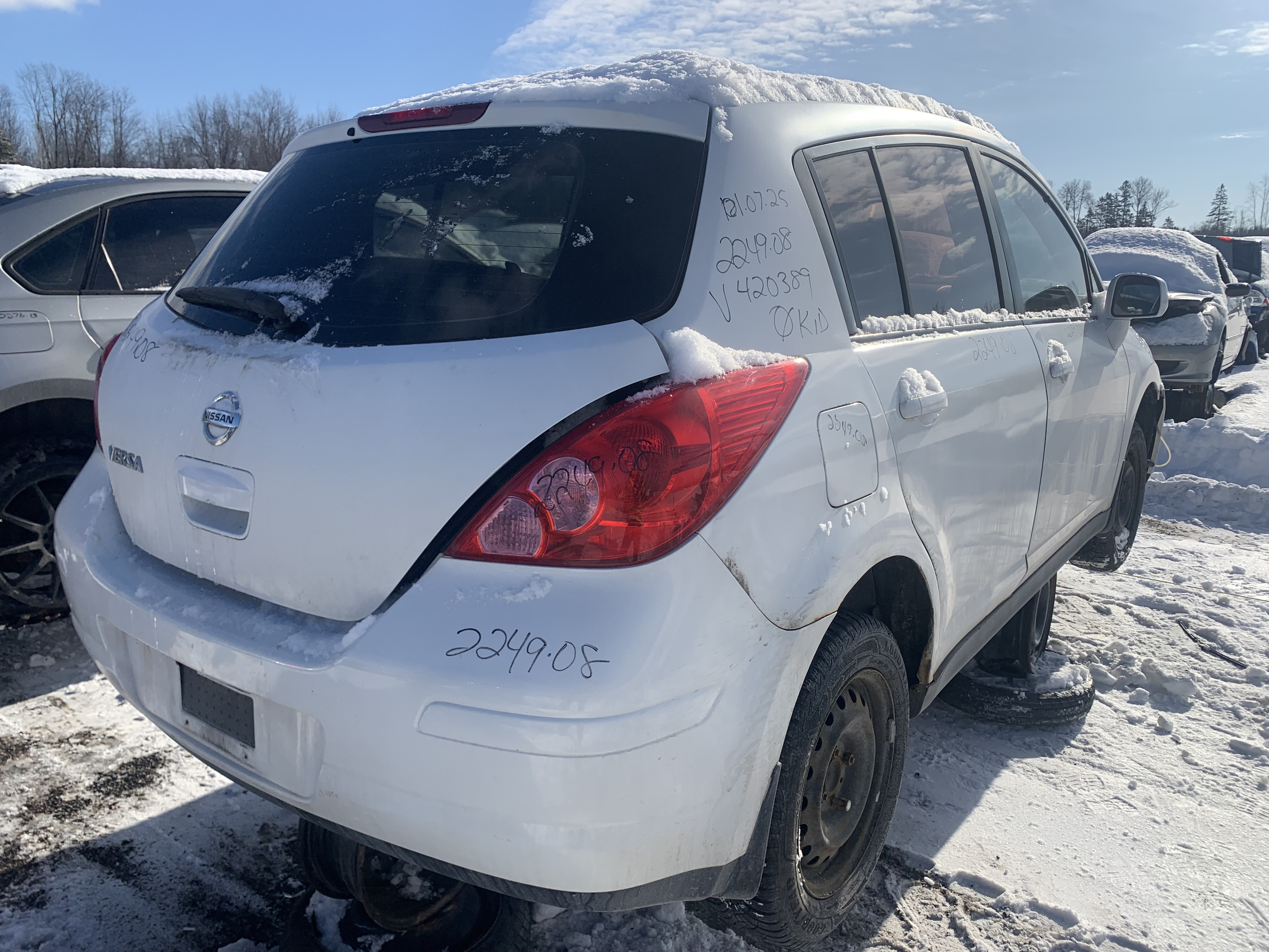 NISSAN VERSA 2008