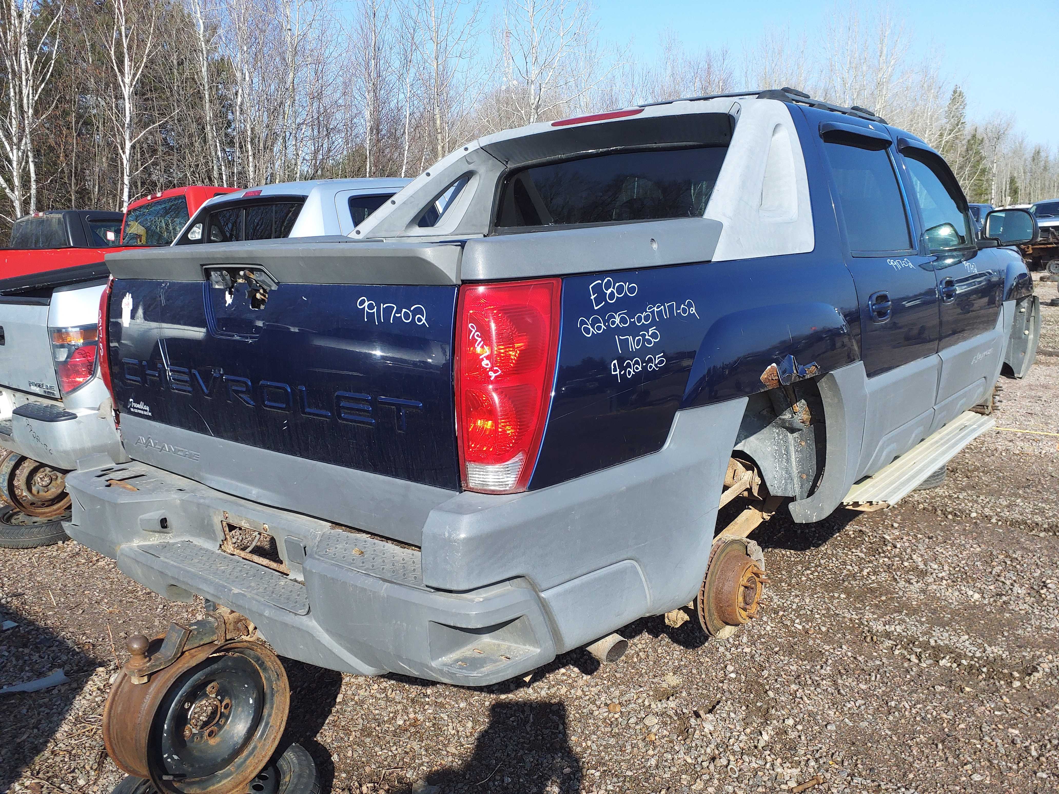 CHEVROLET AVALANCHE 2002