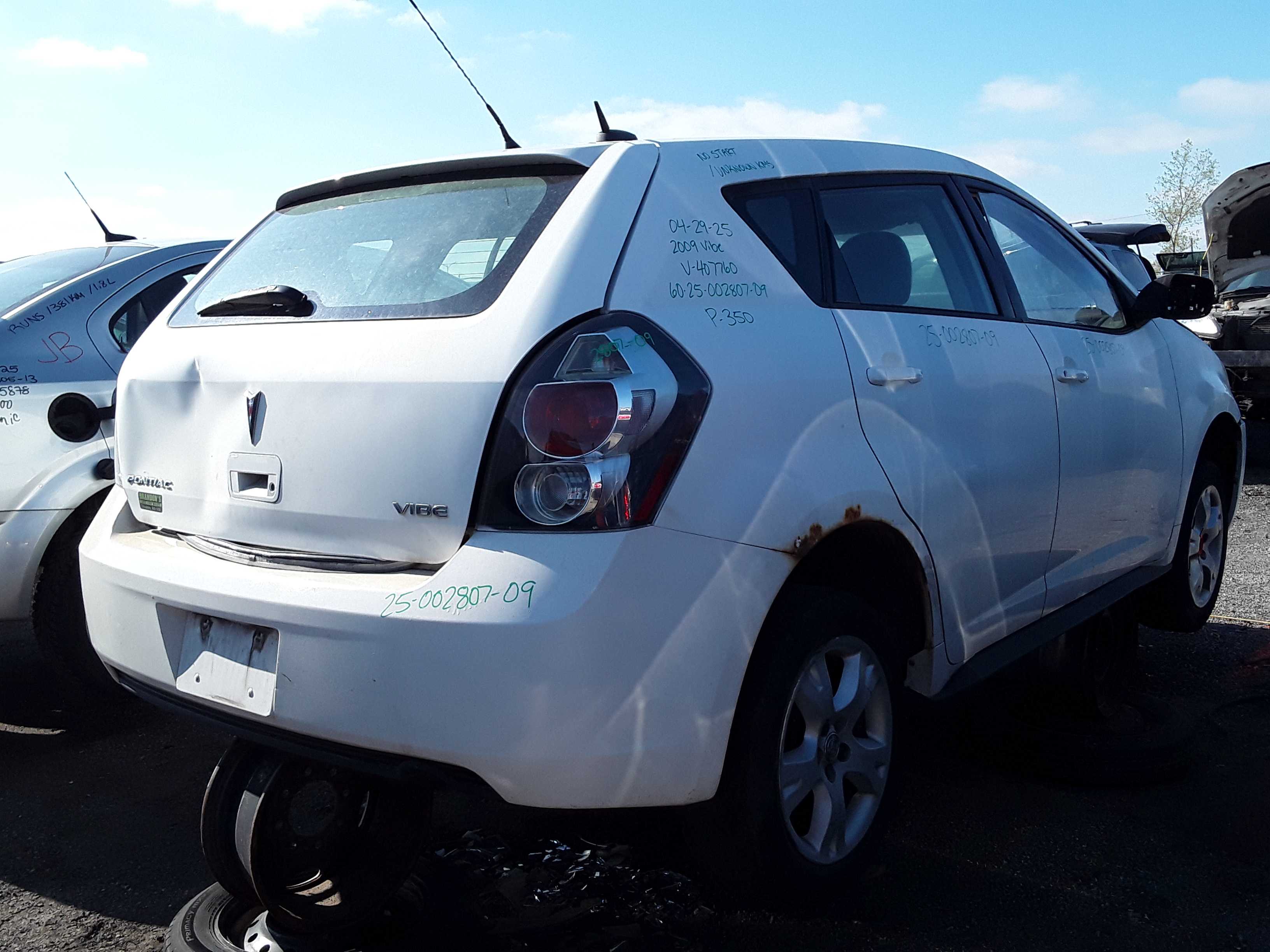 PONTIAC VIBE 2009