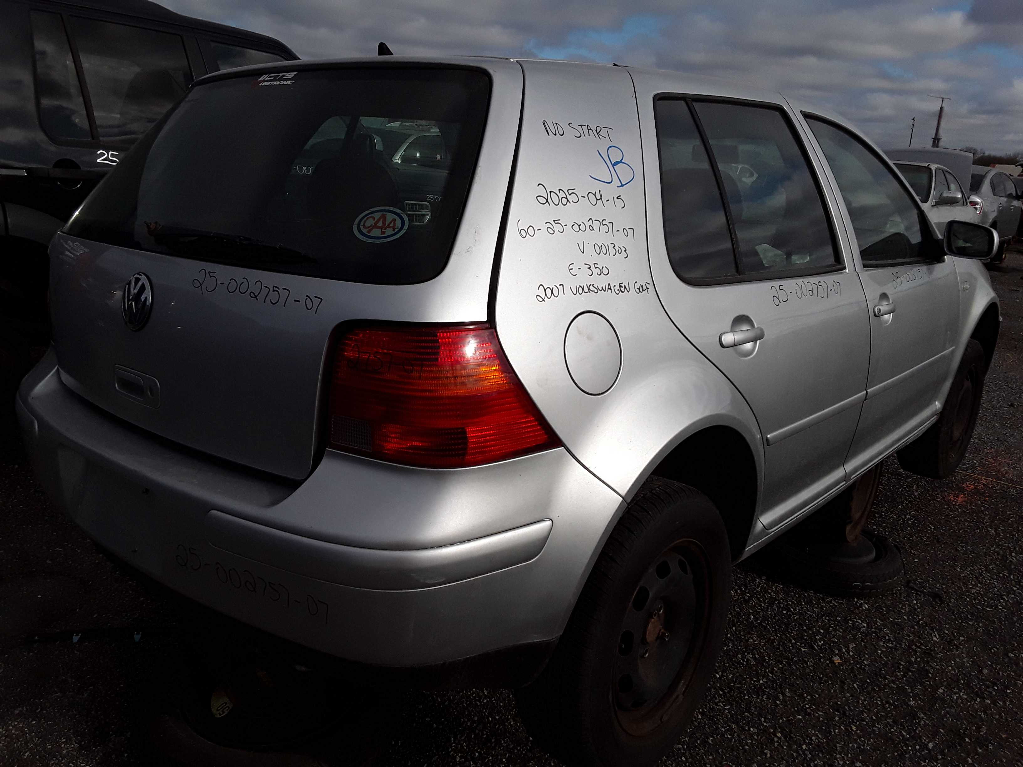 VOLKSWAGEN GOLF 2007