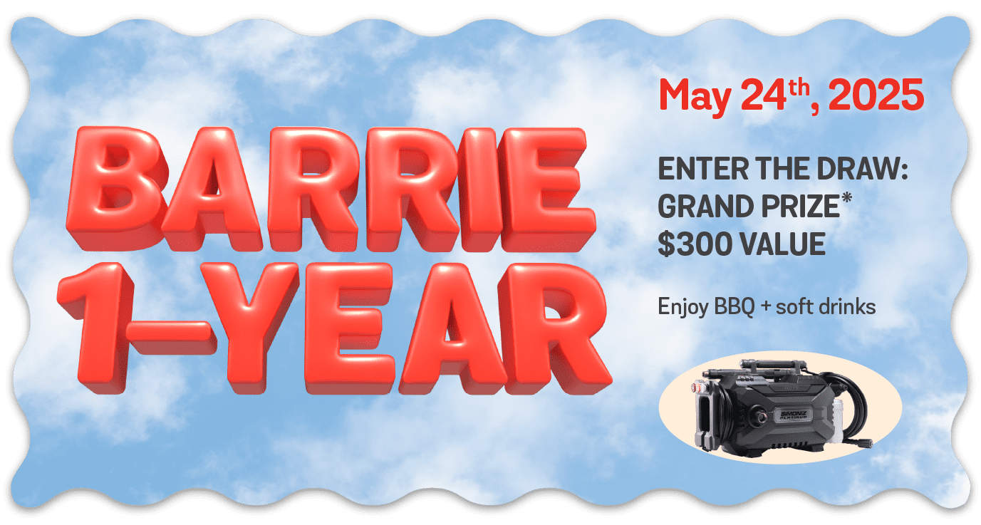 Barrie 1-Year Anniversary