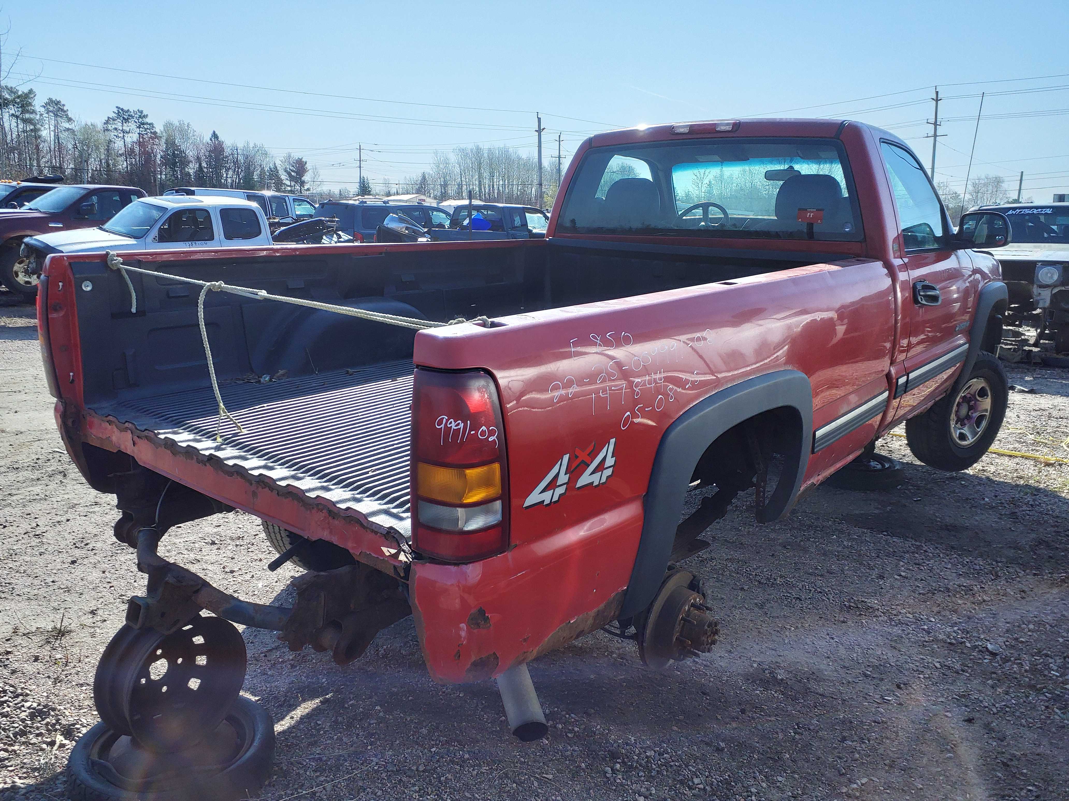 CHEVROLET SILVERADO 2500 2002