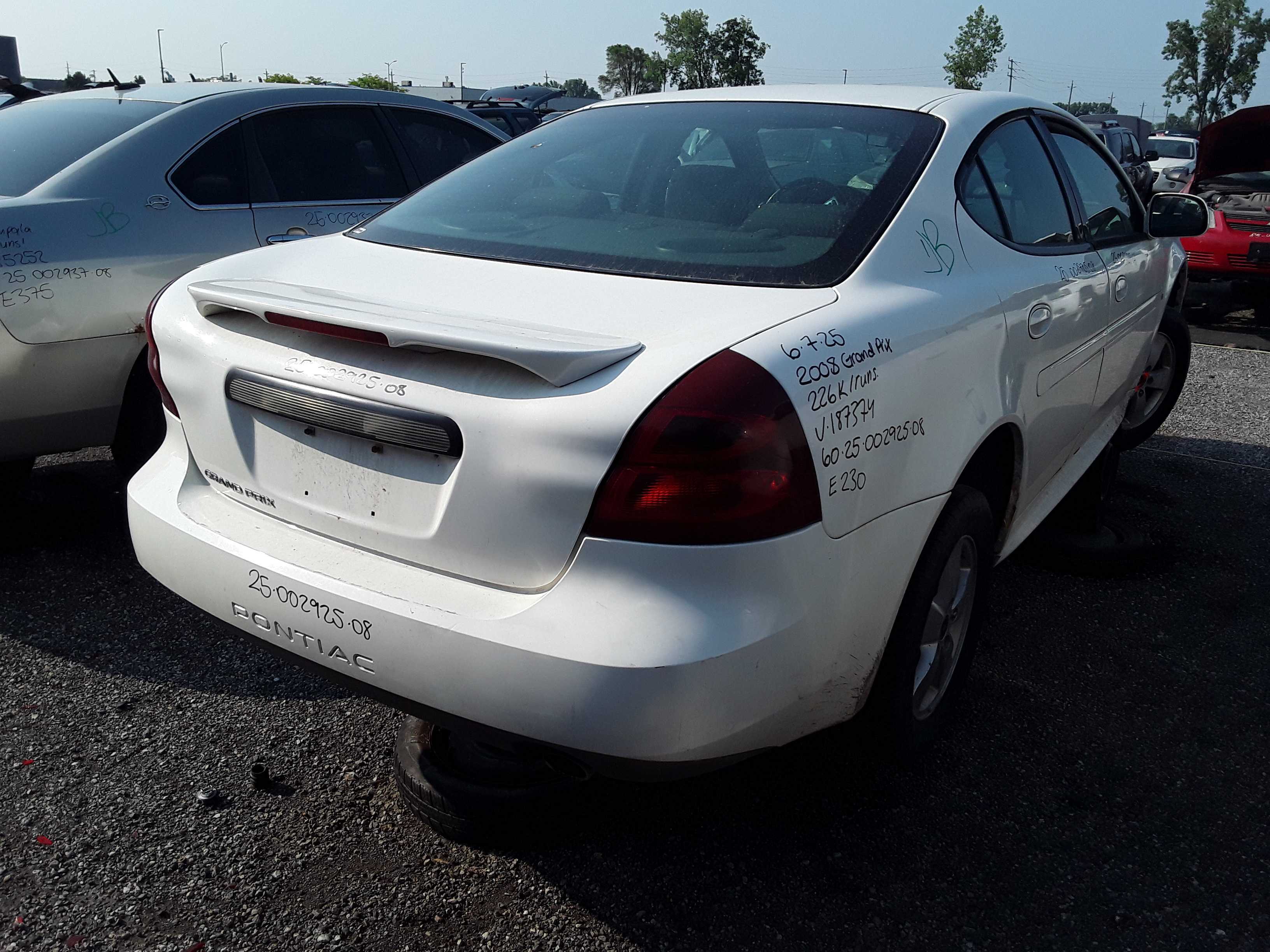 PONTIAC GRAND PRIX 2008