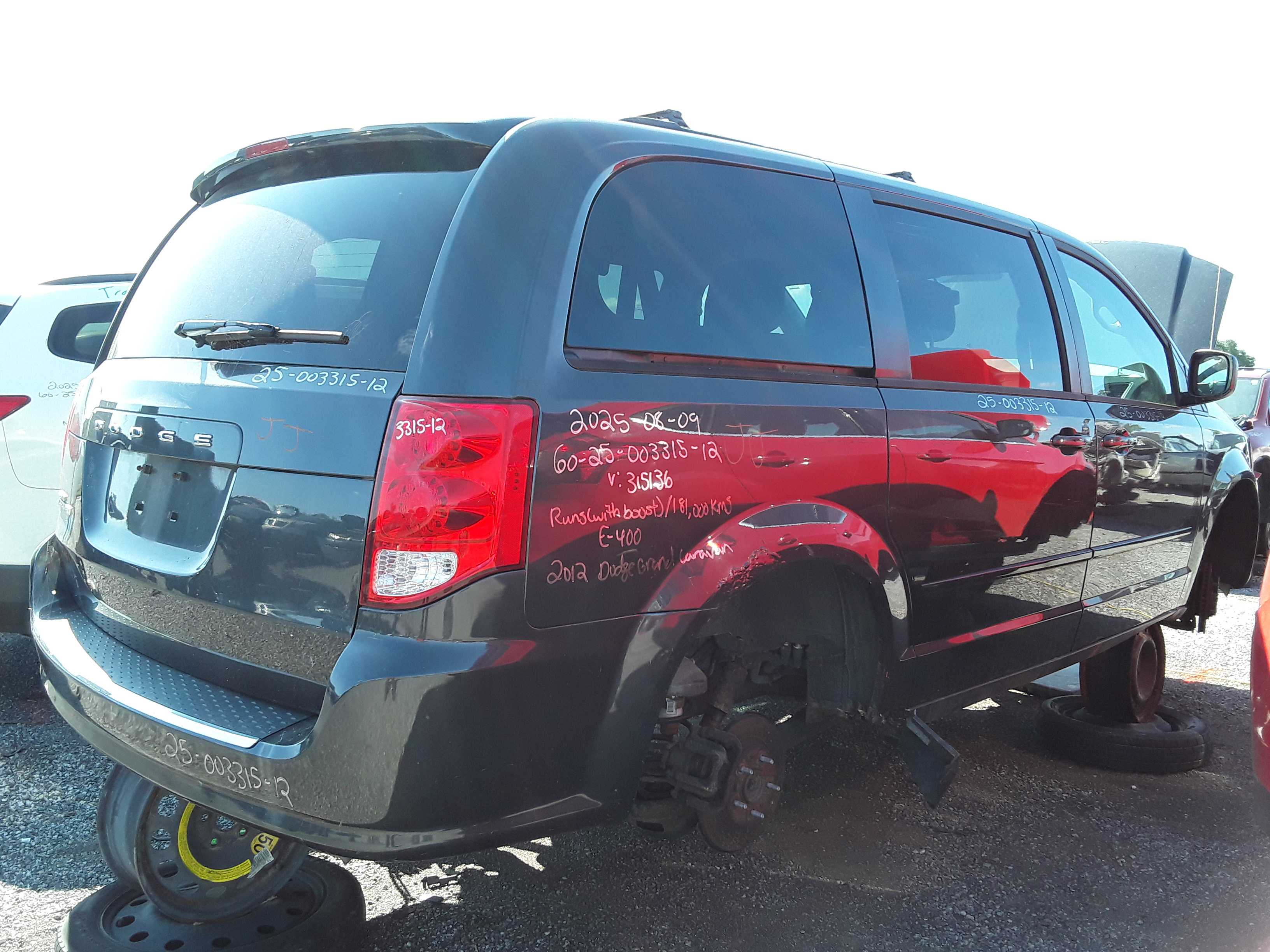 DODGE GRAND CARAVAN 2012