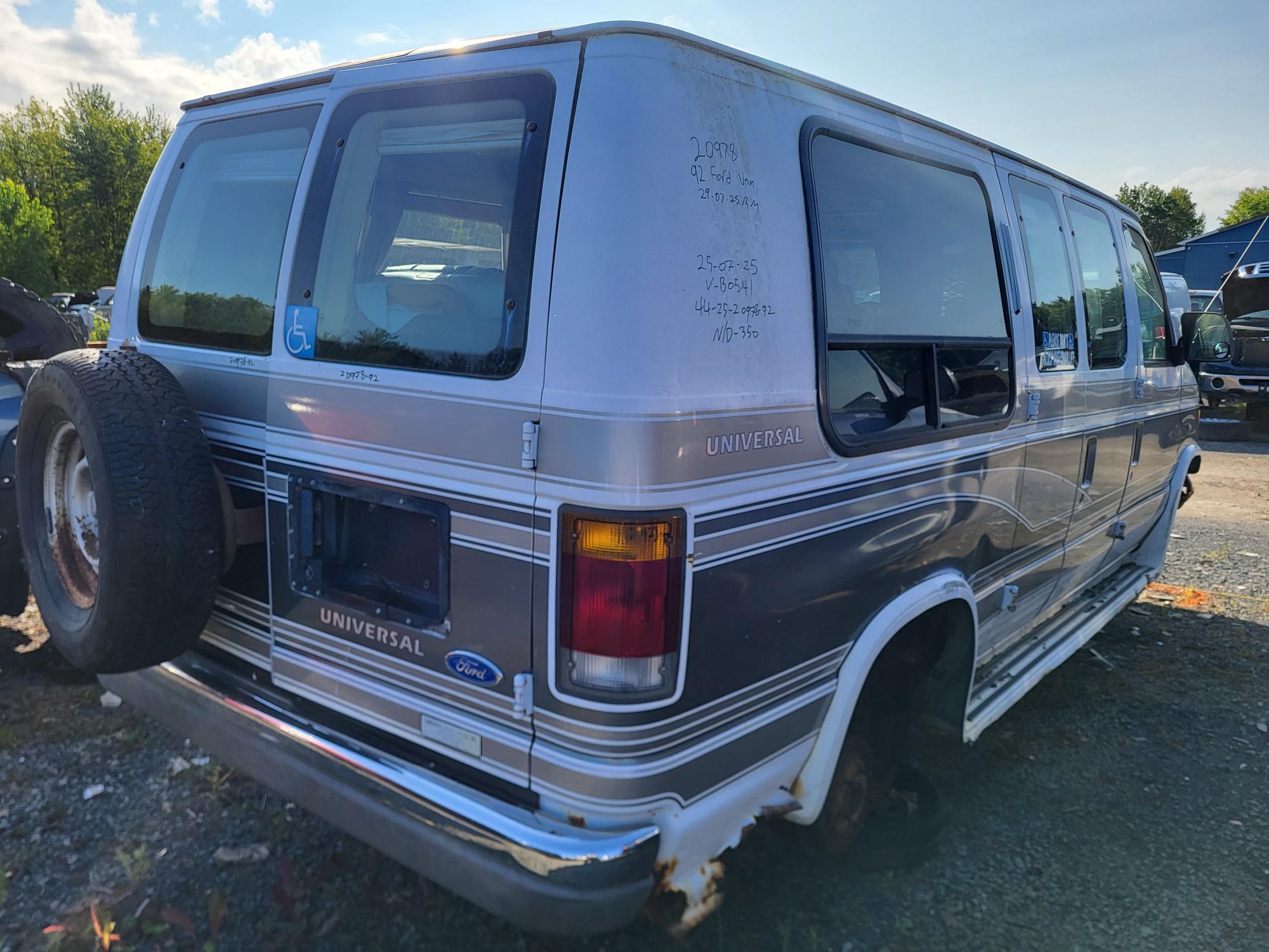 FORD ECONOLINE 1992