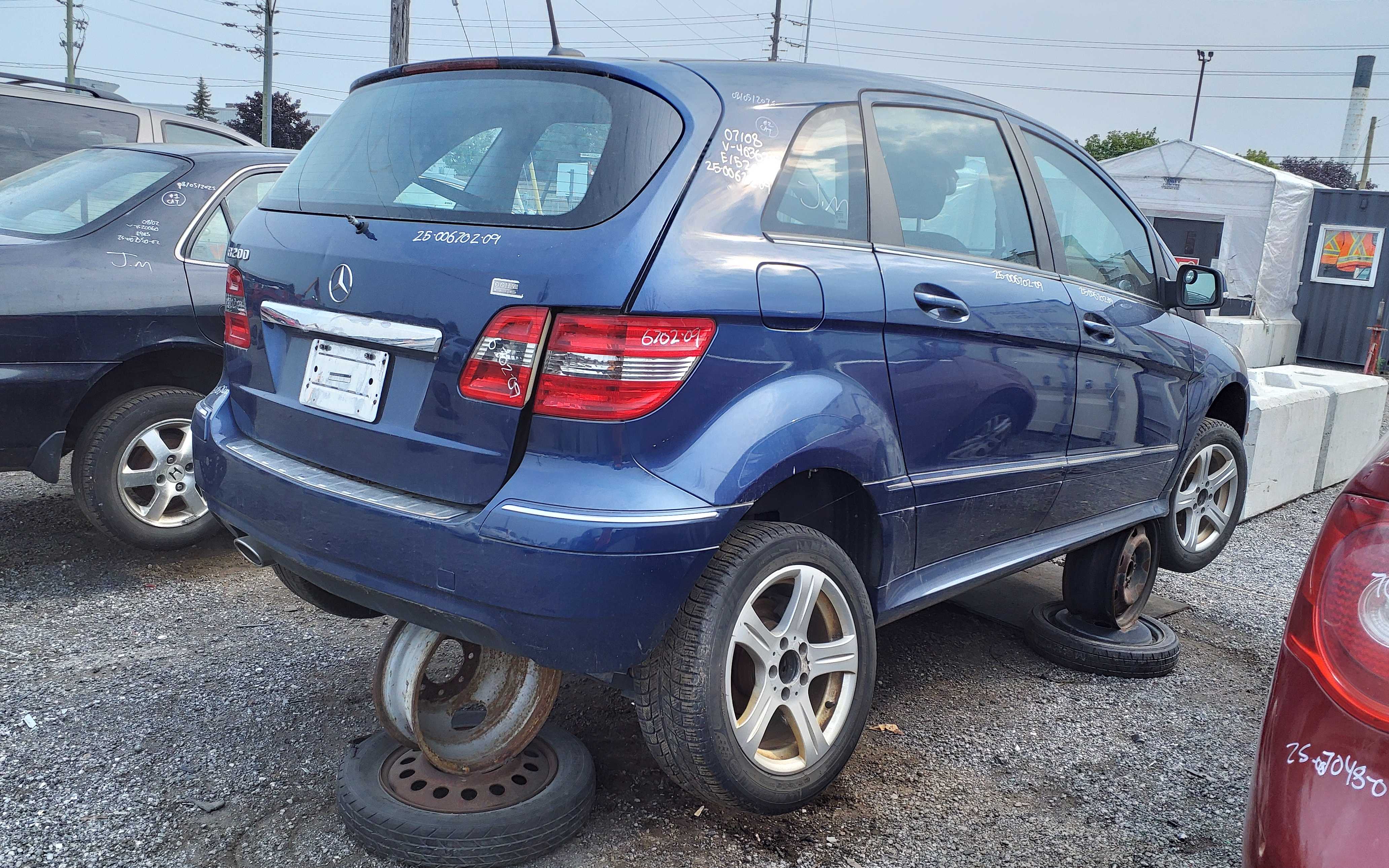MERCEDES BENZ B CLASS 2009 Ajax Kenny U Pull MERCEDES BENZ B CLASS 2009 Ajax Kenny U Pull