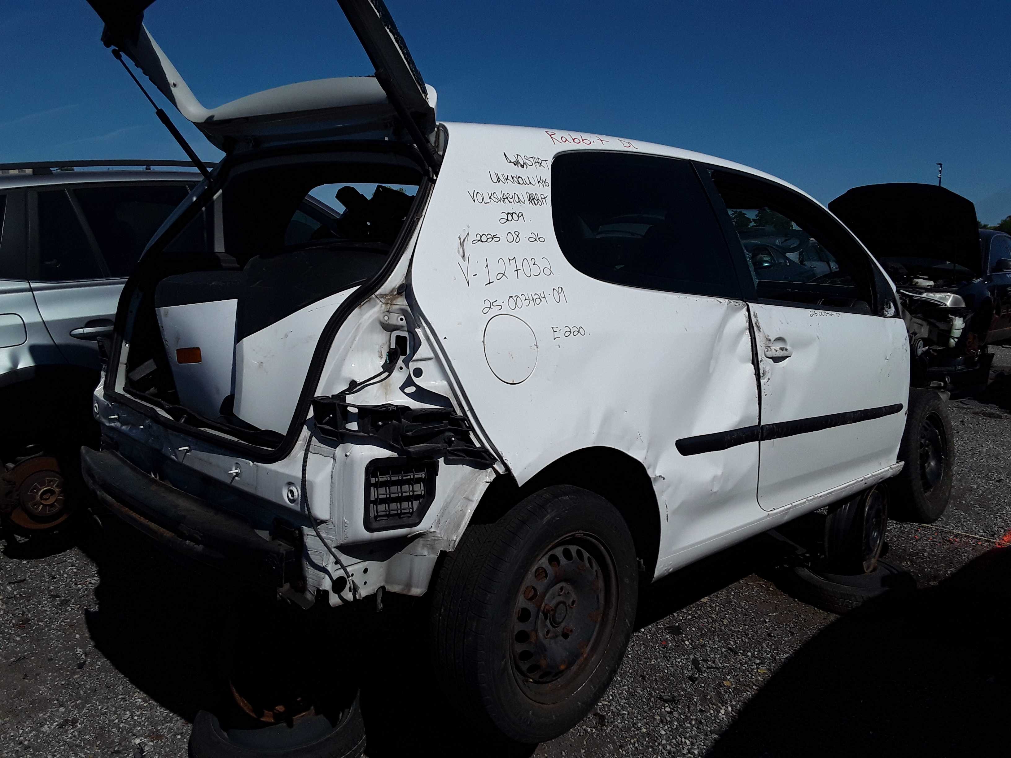 VOLKSWAGEN RABBIT 2009