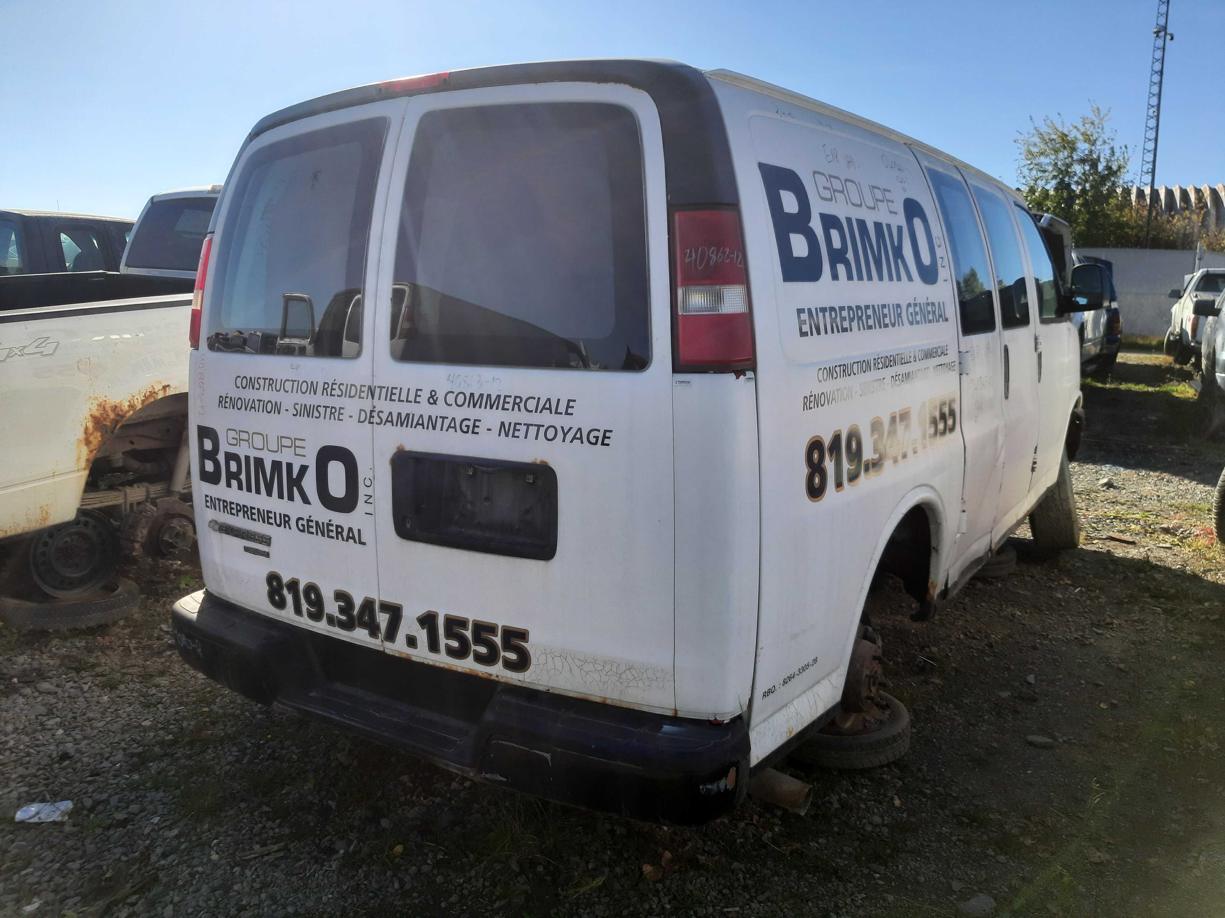 CHEVROLET EXPRESS VAN 2012