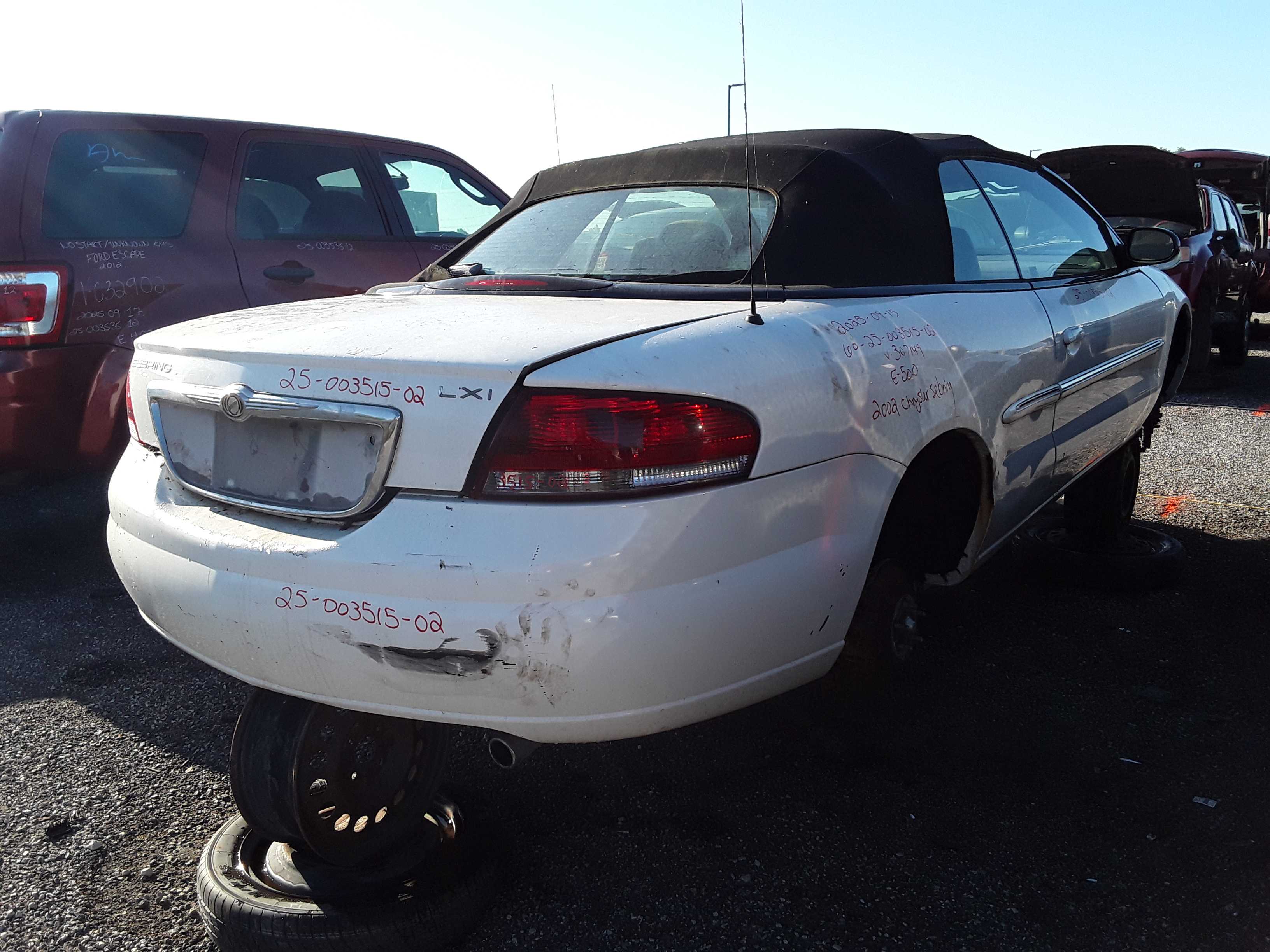 CHRYSLER SEBRING 2002