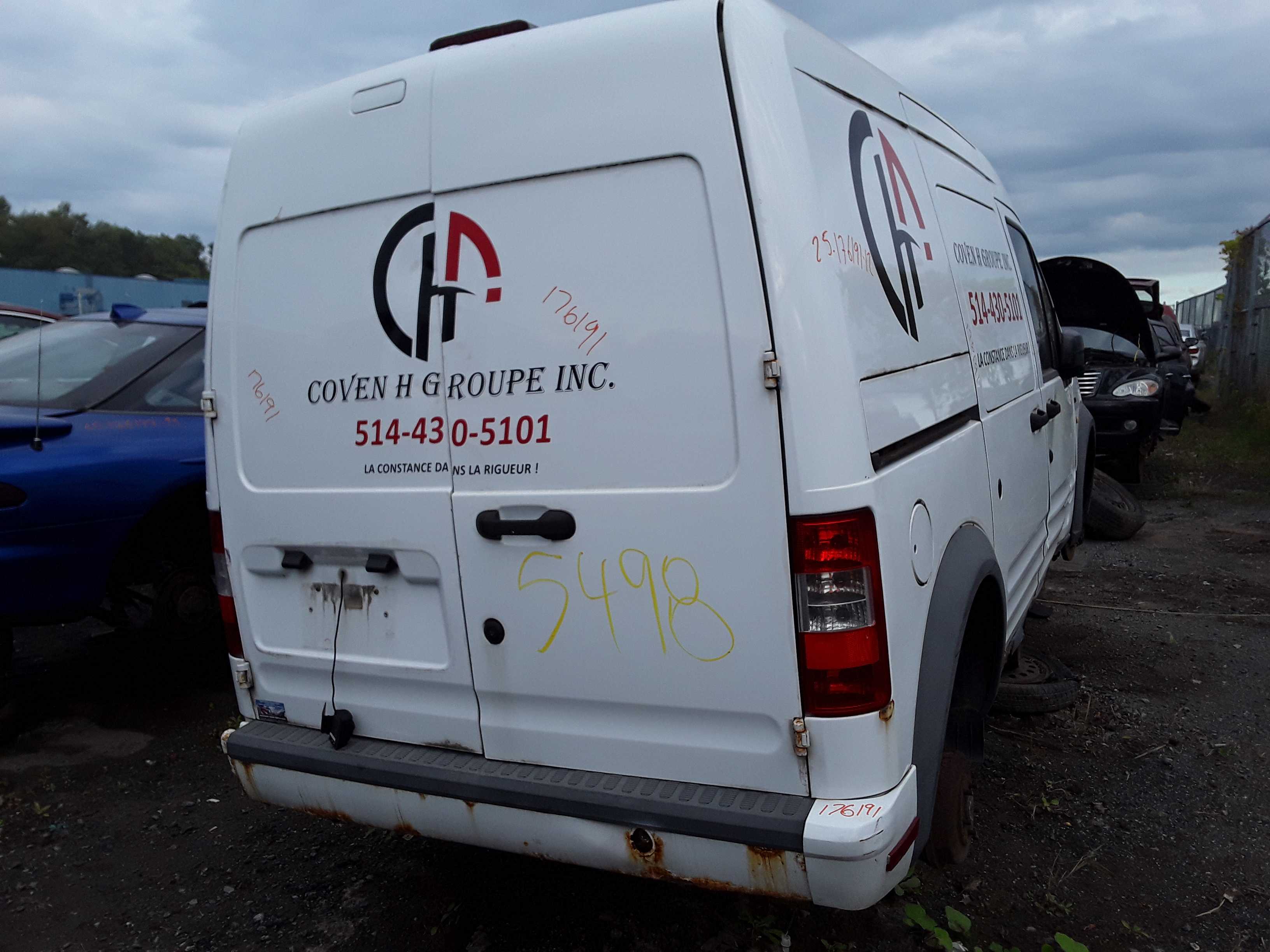 FORD TRANSIT CARGO VAN 2012