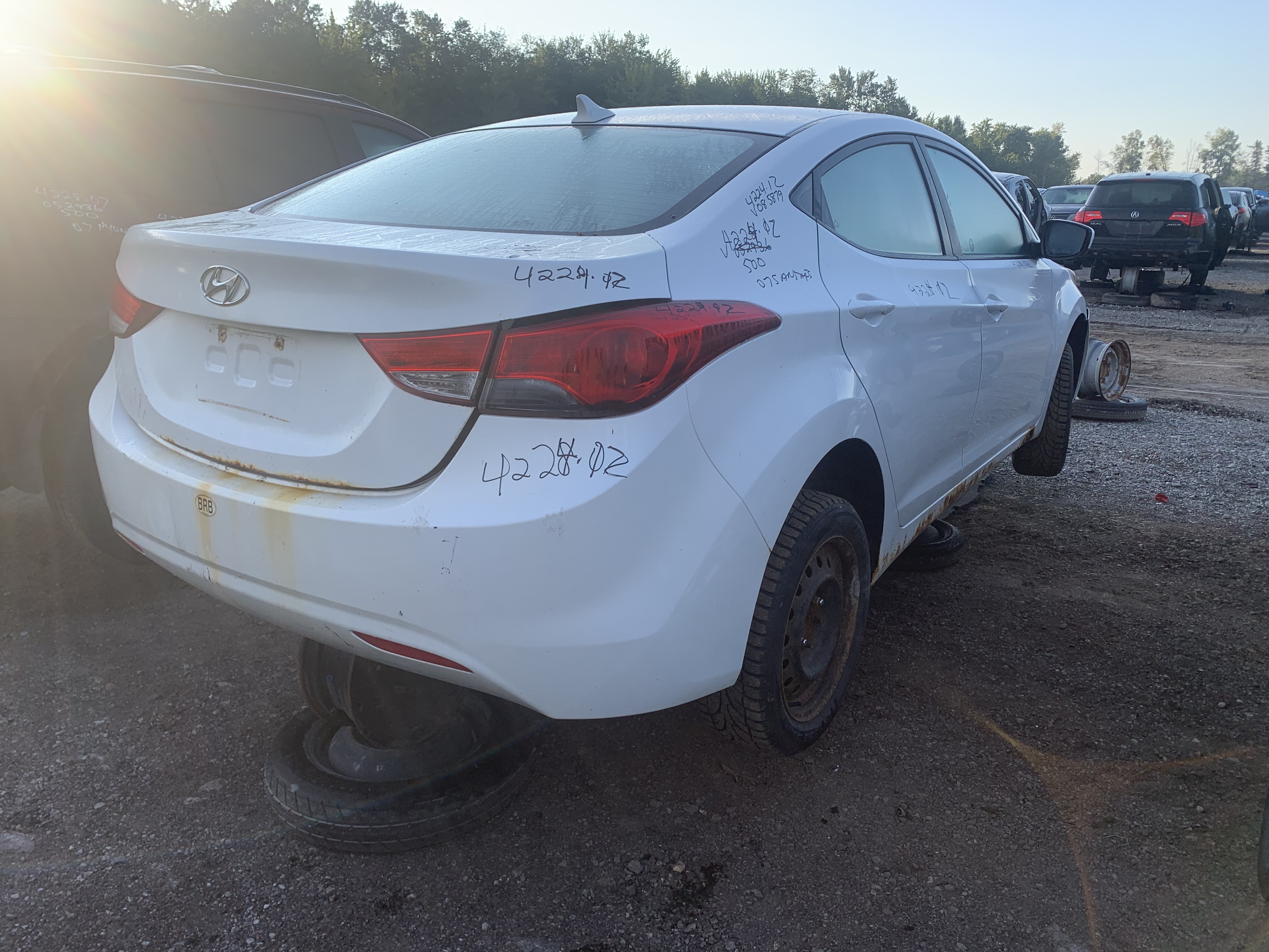 HYUNDAI ELANTRA 2012
