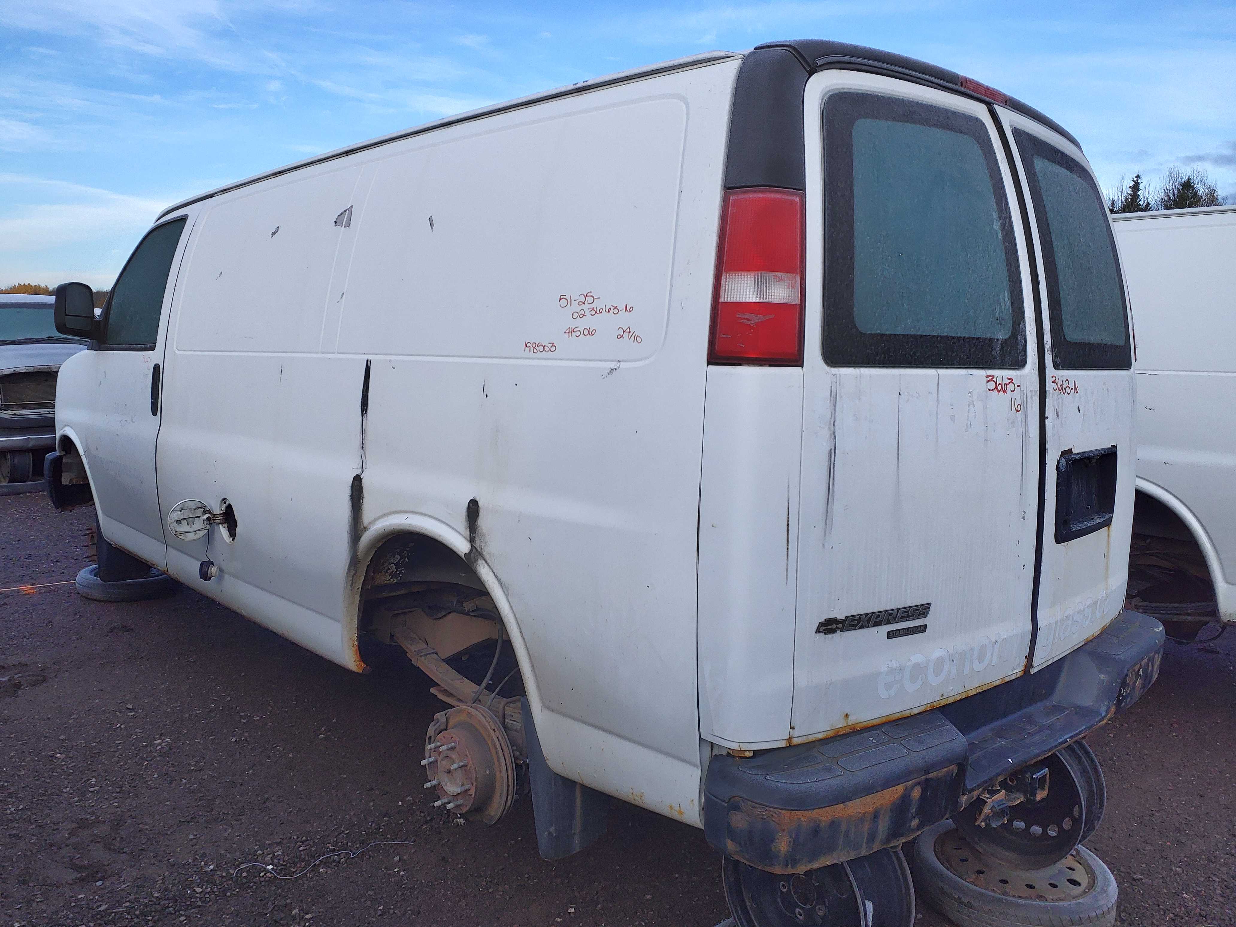 CHEVROLET EXPRESS VAN 2016