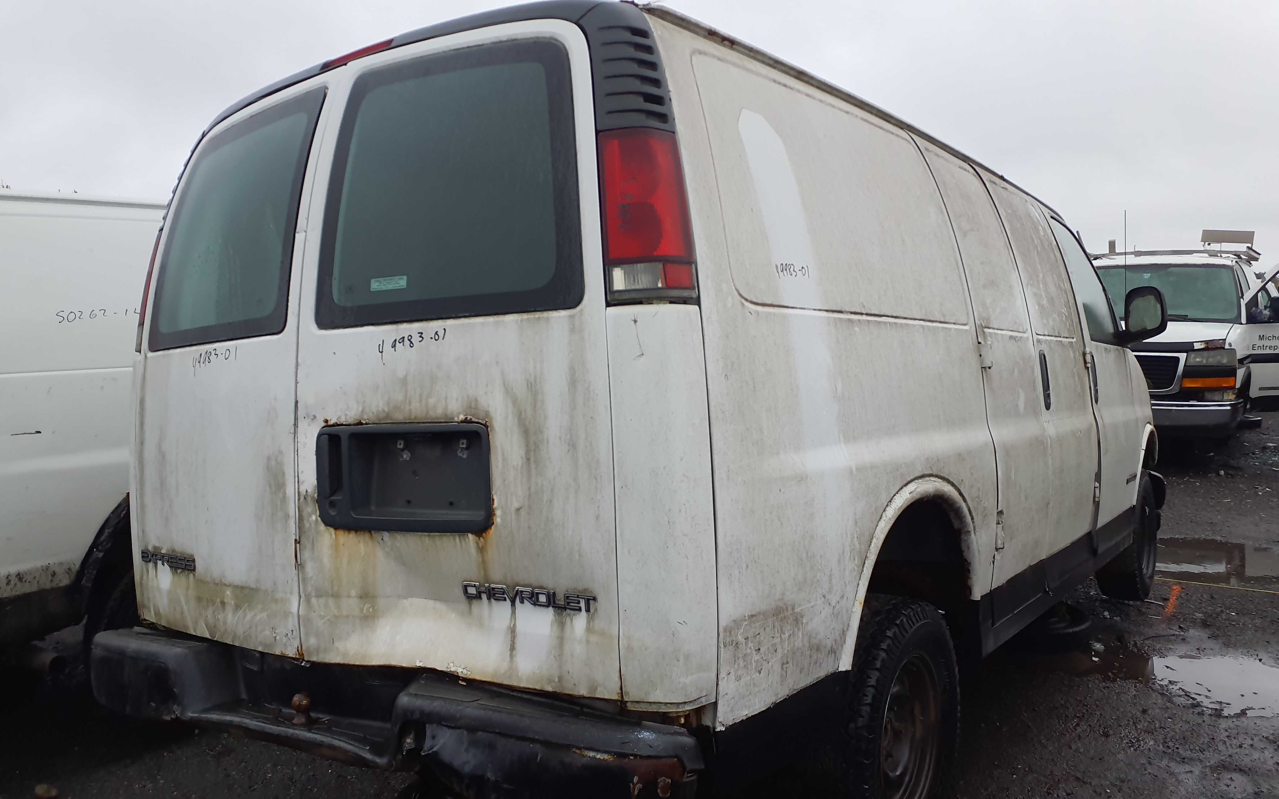 GMC SAVANA CARGO 2001