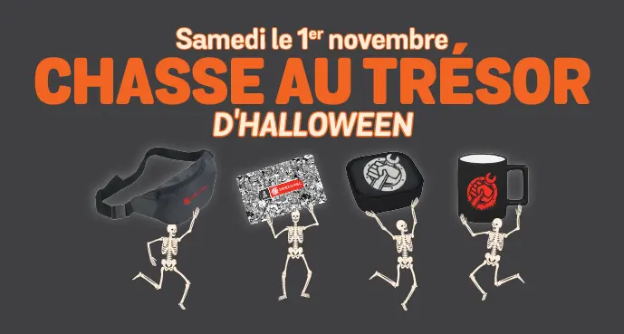 Chasse au trésor d’Halloween | Nombreux prix à gagner | 18+