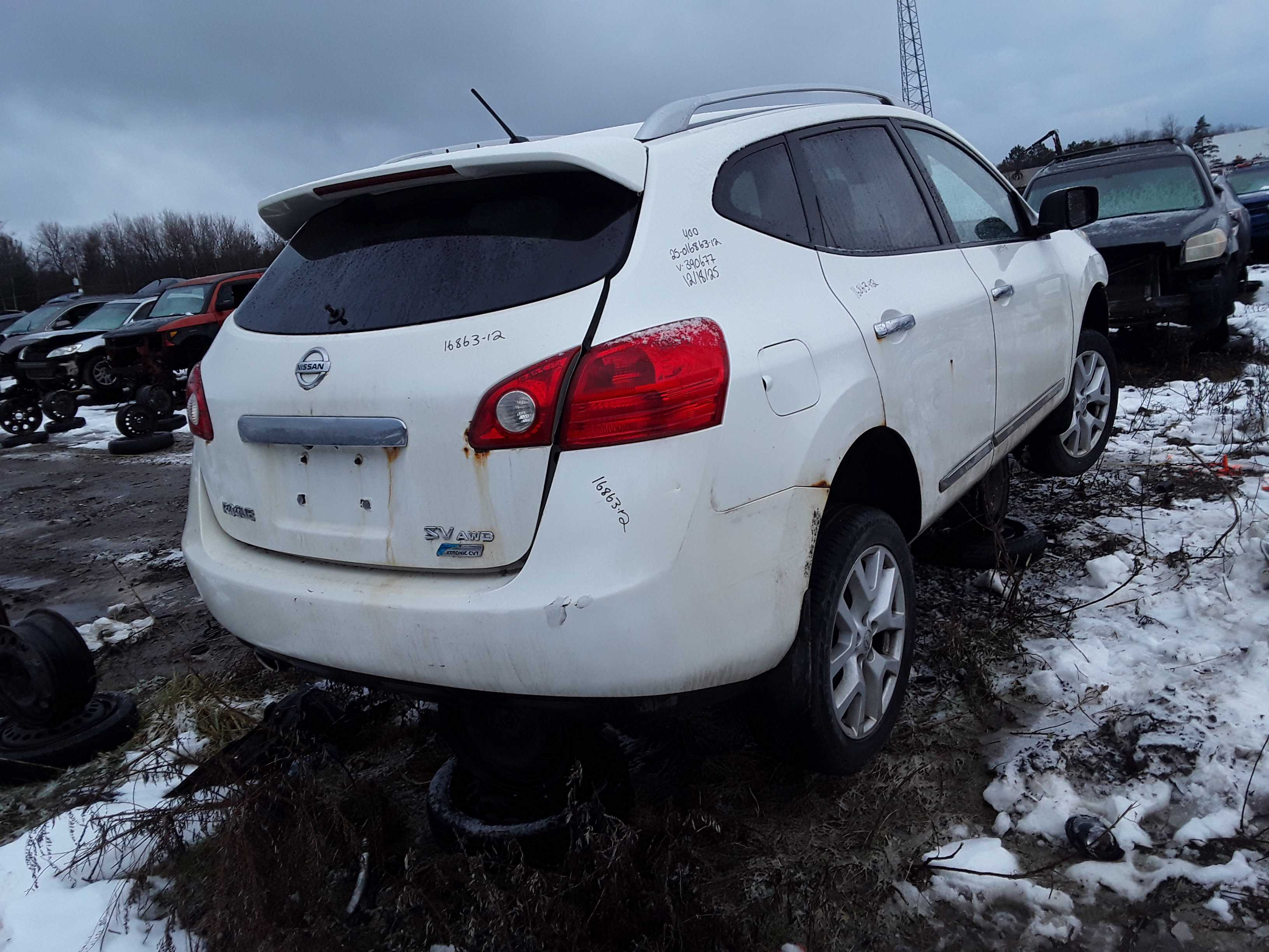 NISSAN ROGUE 2012