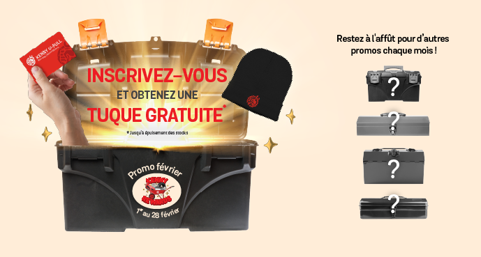 Inscrivez-vous au programme Récompenses et recevez une tuque GRATUITE !