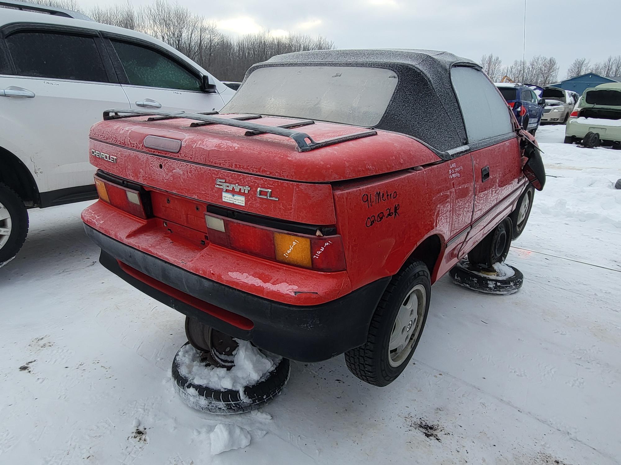 CHEVROLET SPRINT 1991