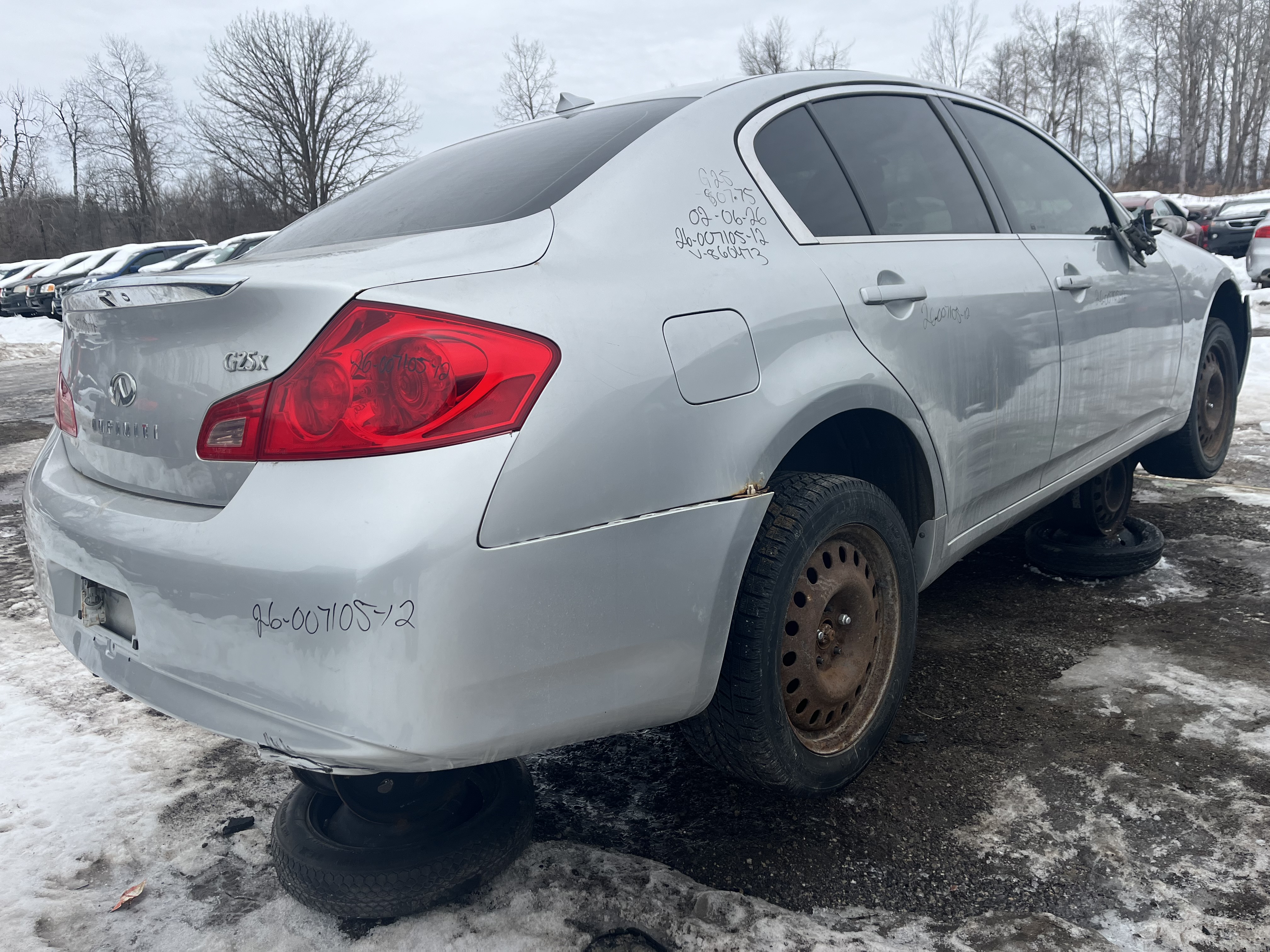 INFINITI G25 SEDAN 2012