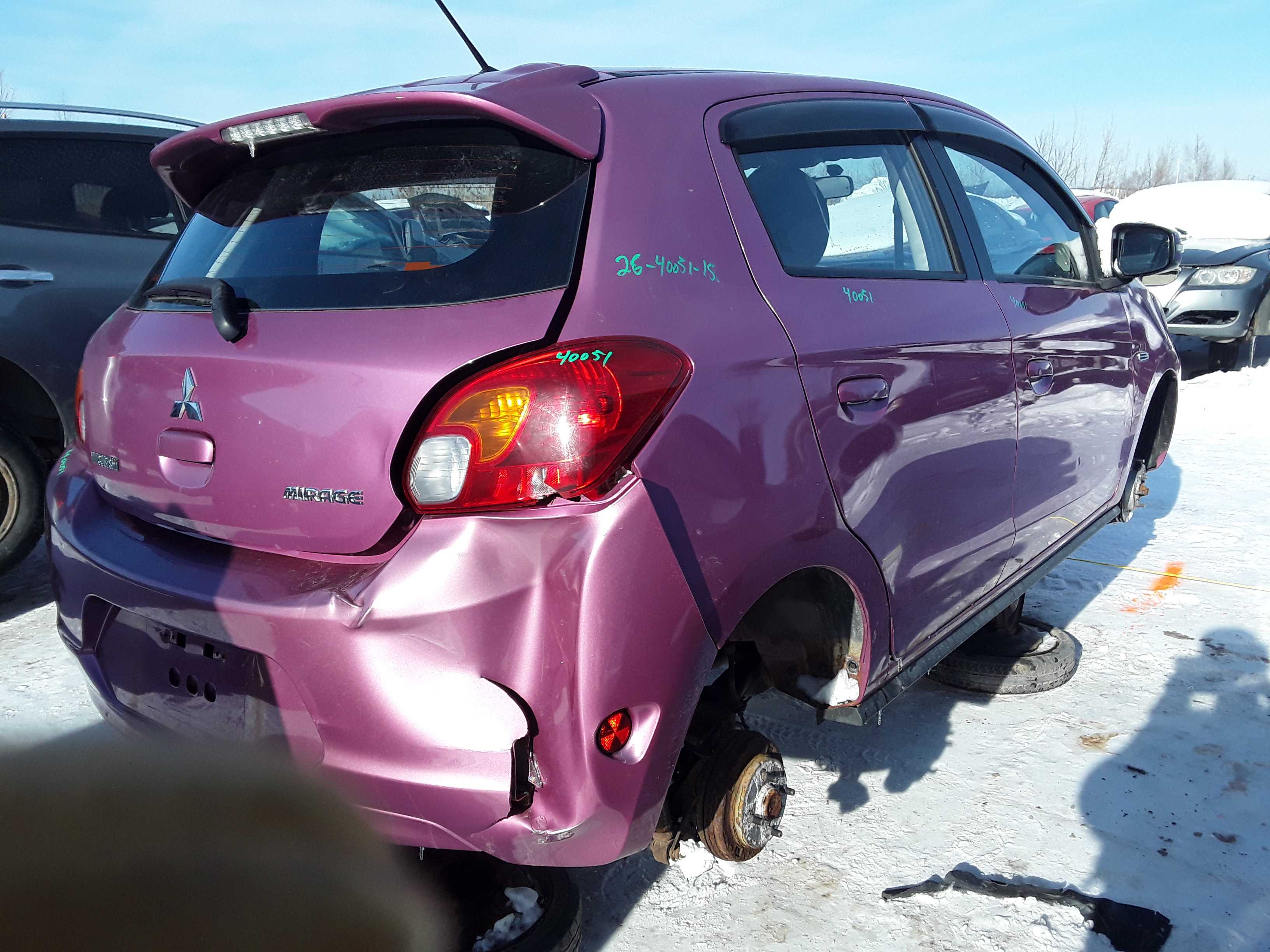 MITSUBISHI MIRAGE 2015