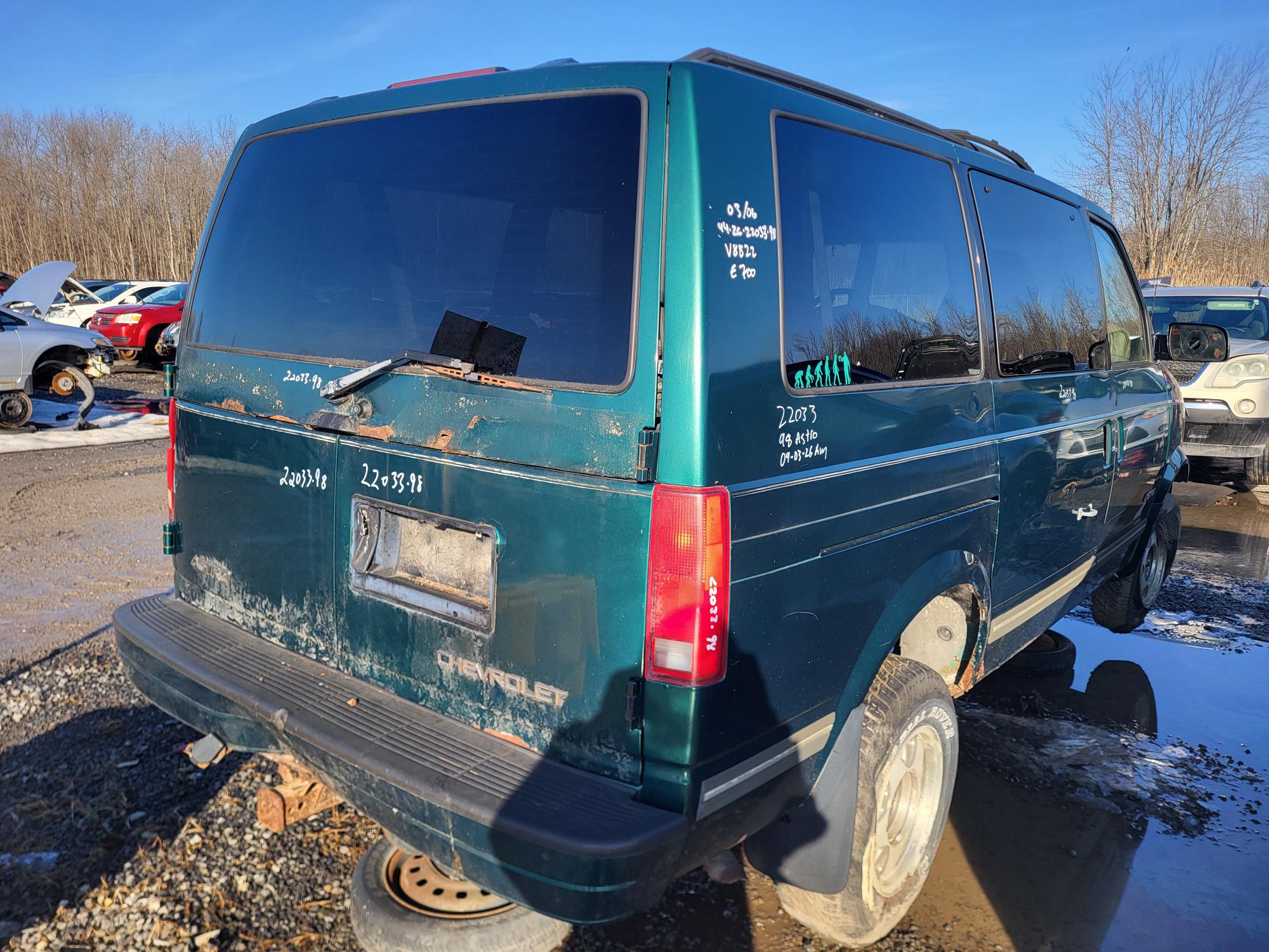 CHEVROLET ASTRO 1998