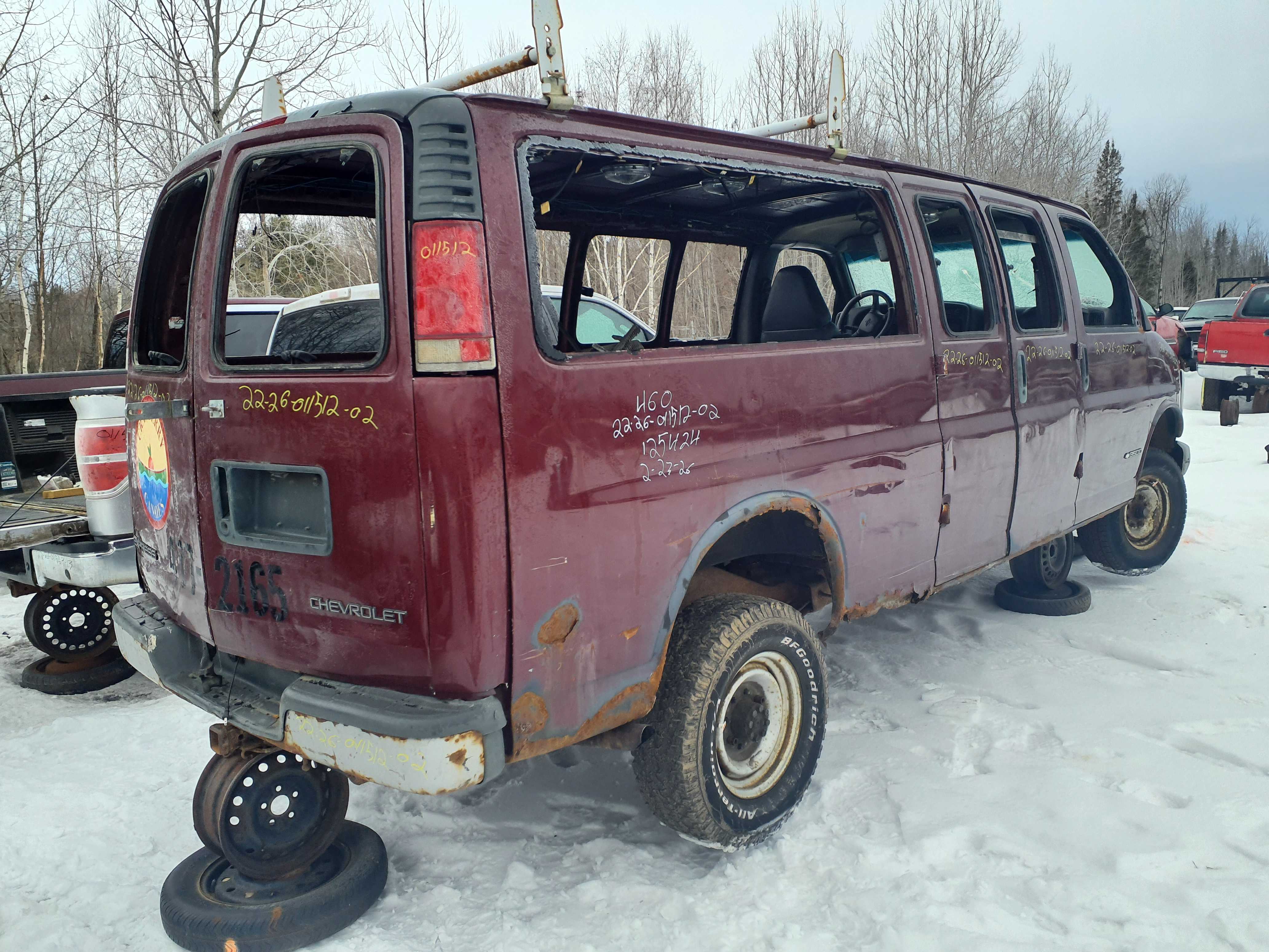 CHEVROLET EXPRESS VAN 2002