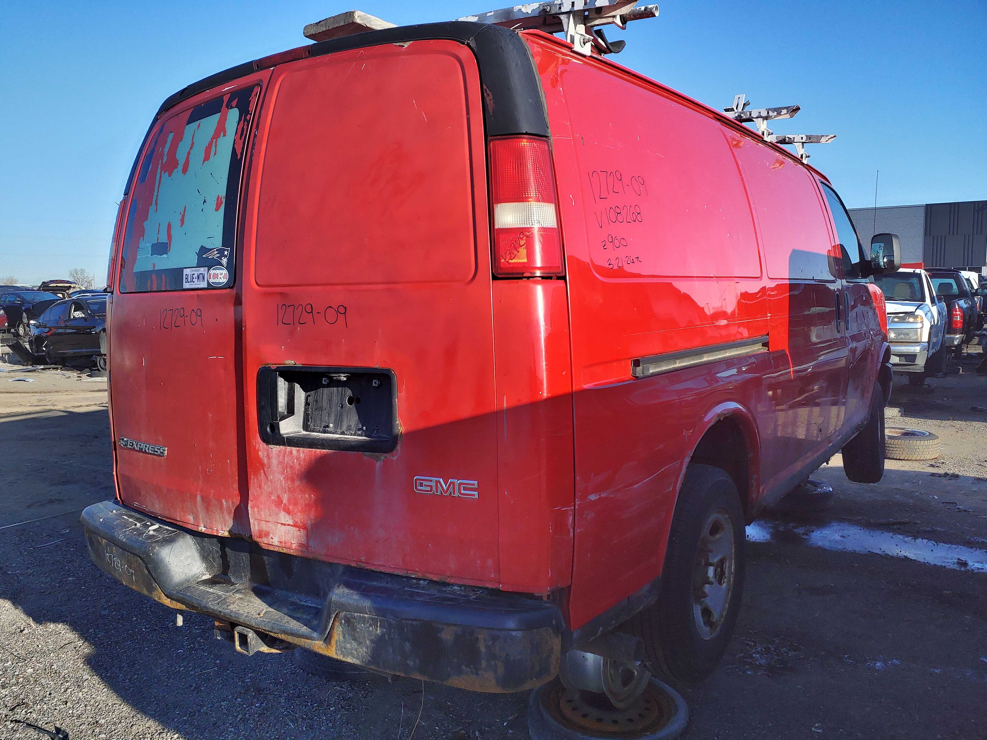 GMC SAVANA CARGO 2009