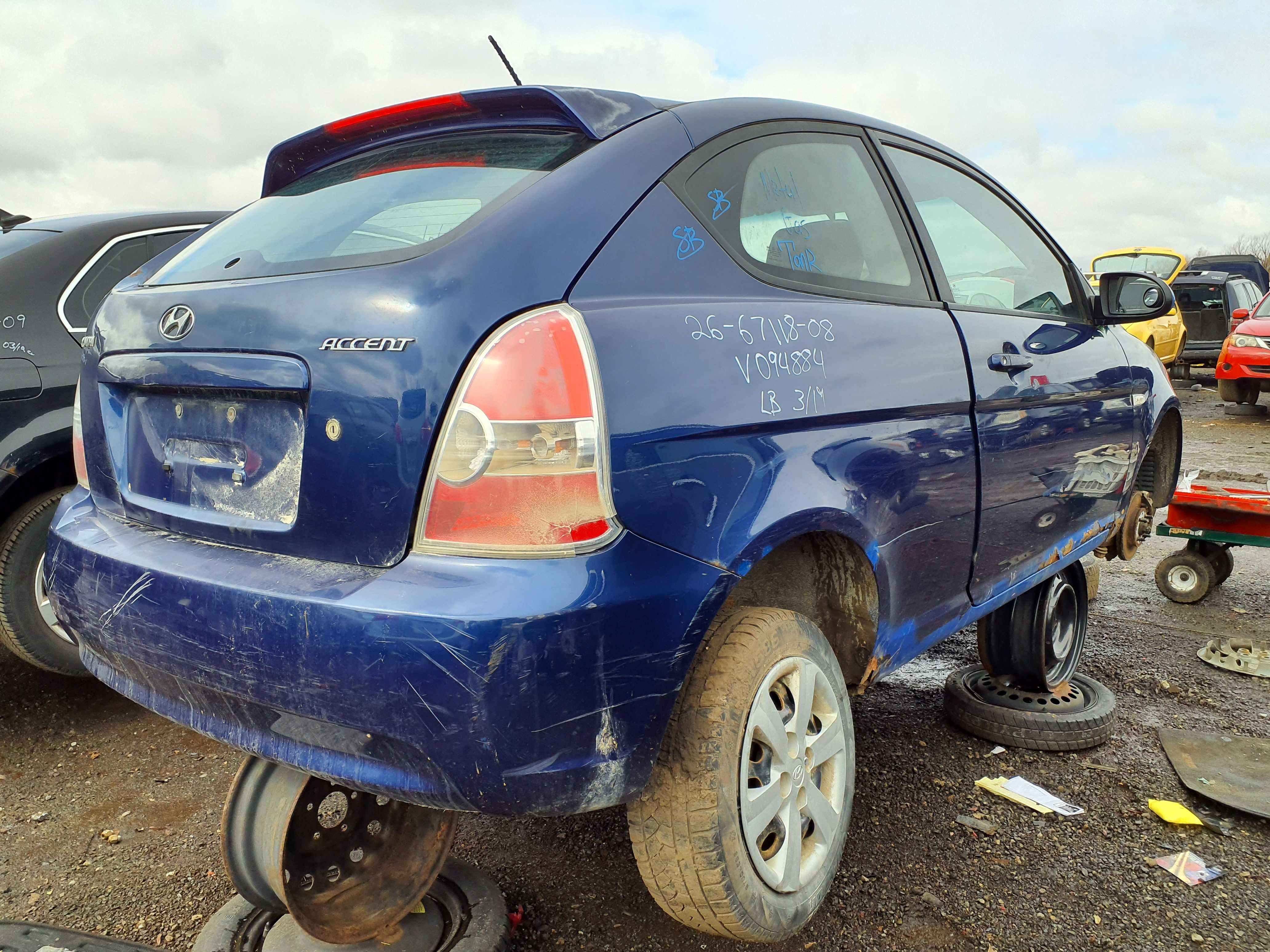 HYUNDAI ACCENT 2008