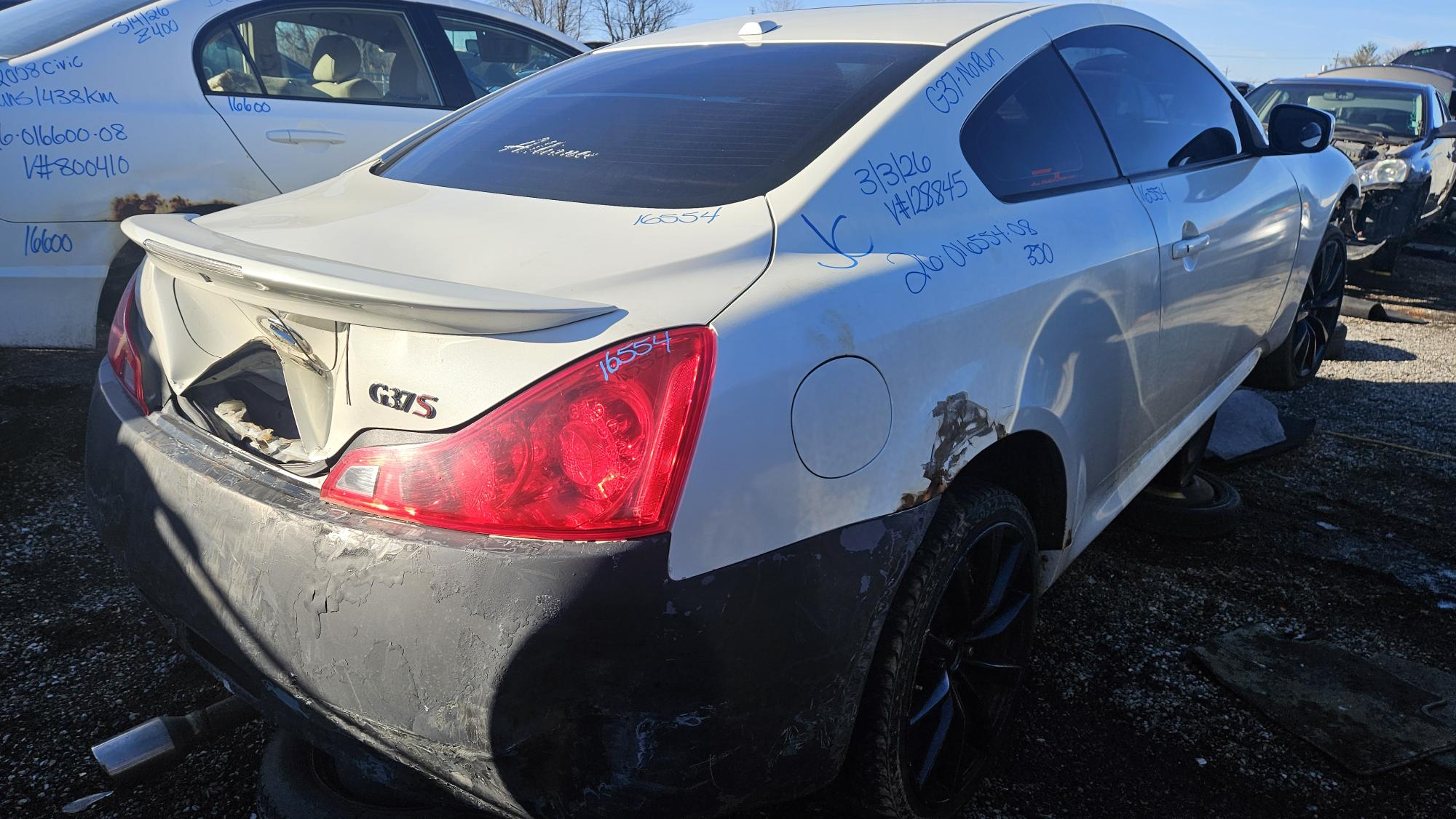 INFINITI G37 COUPE 2008