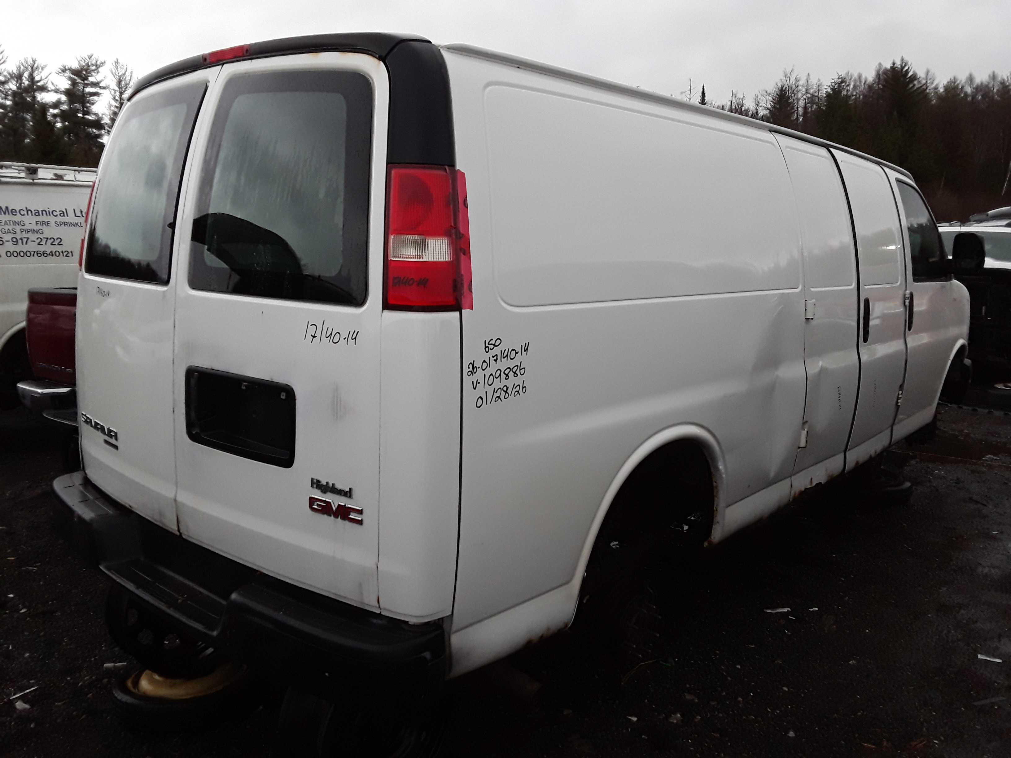 GMC SAVANA CARGO 2014