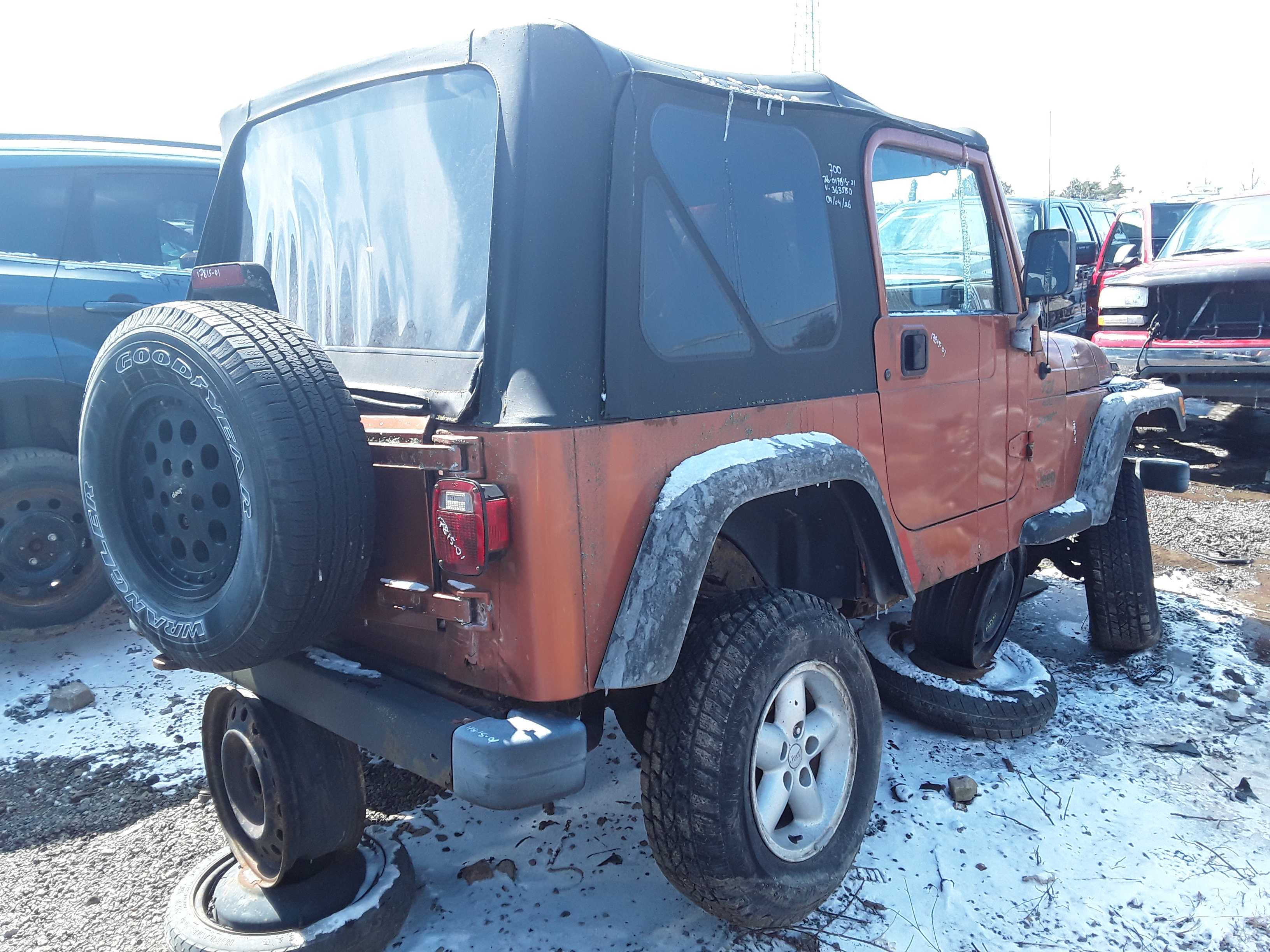 JEEP WRANGLER 2001