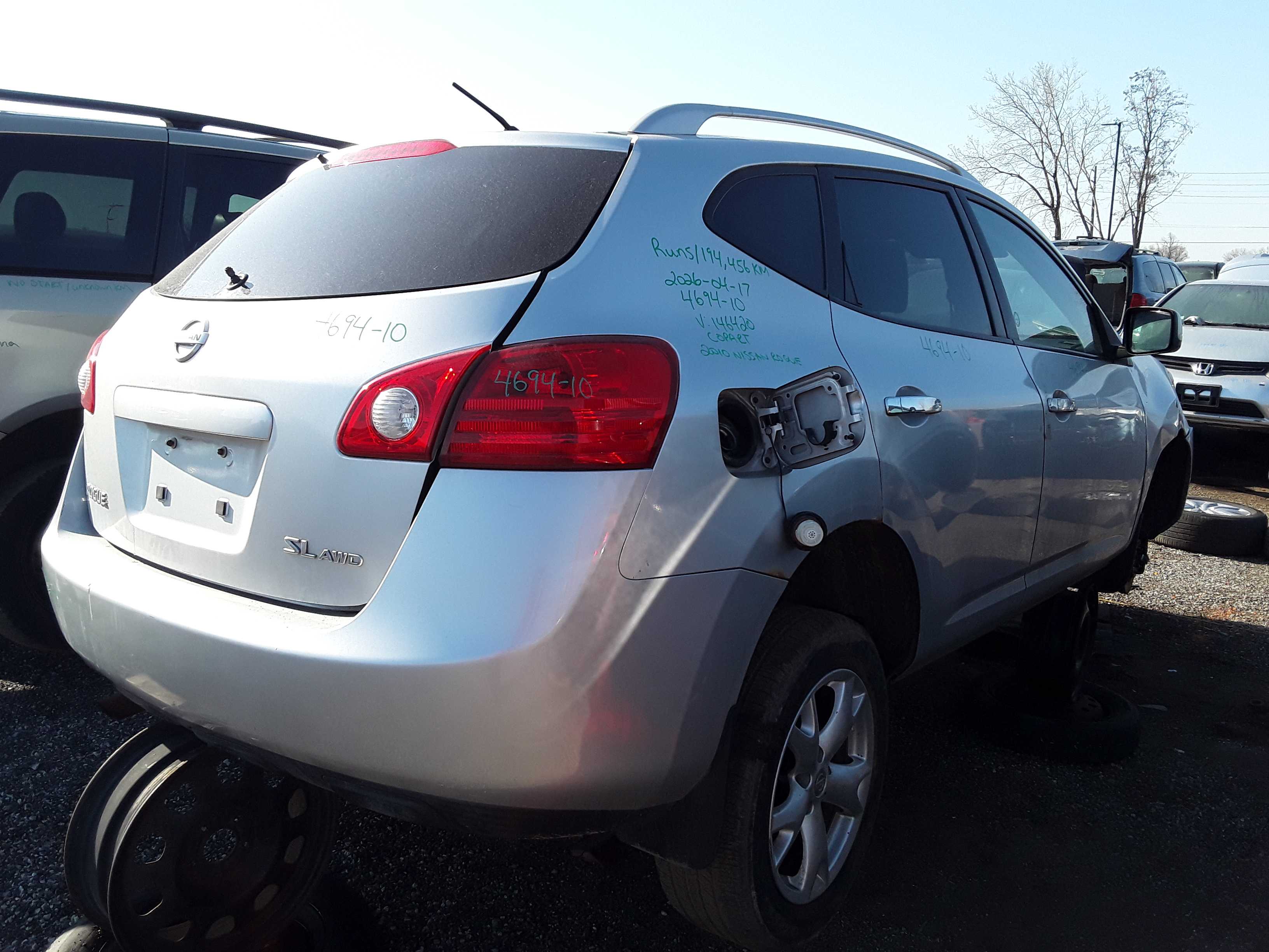 NISSAN ROGUE 2010