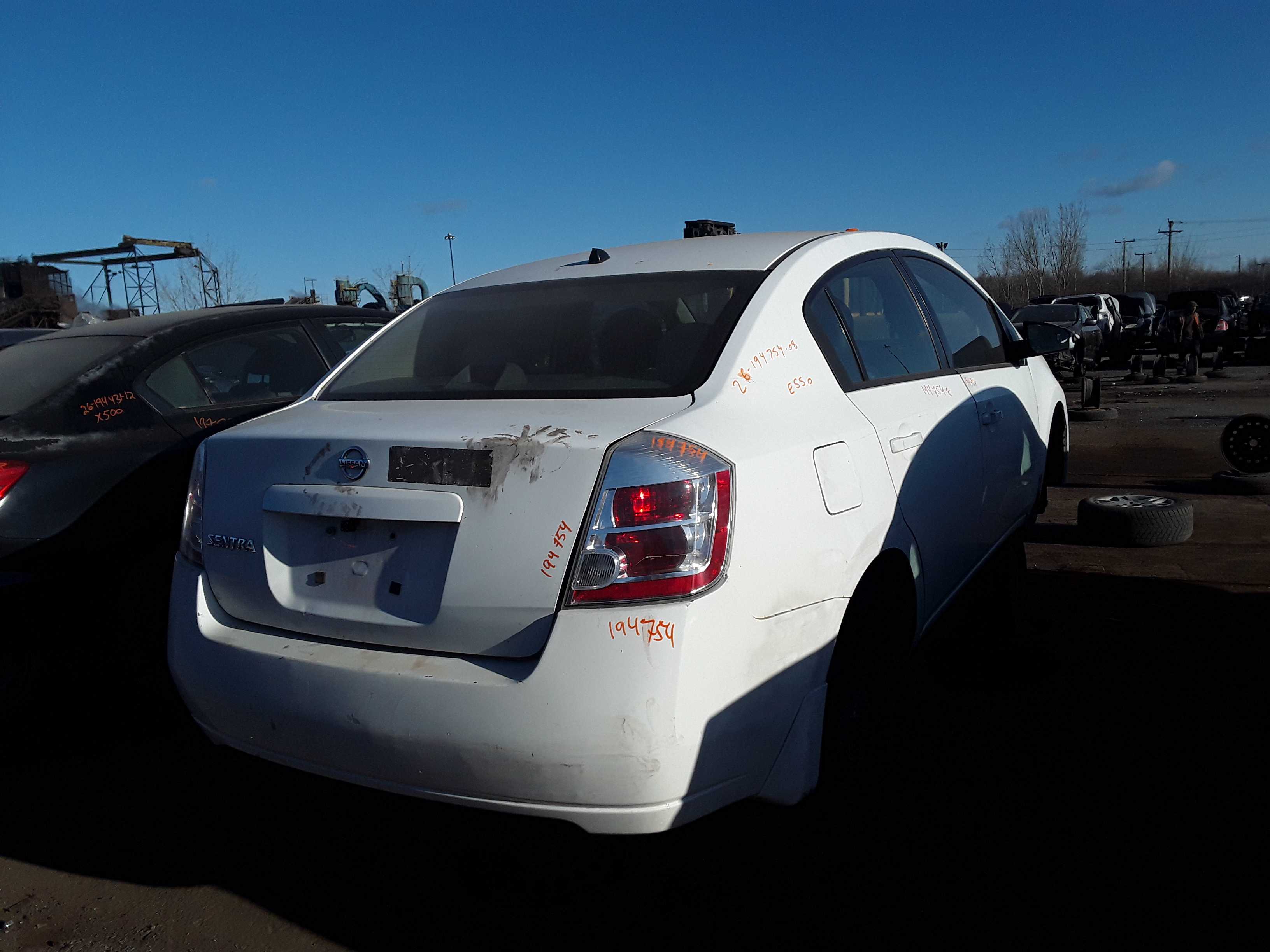 NISSAN SENTRA 2008