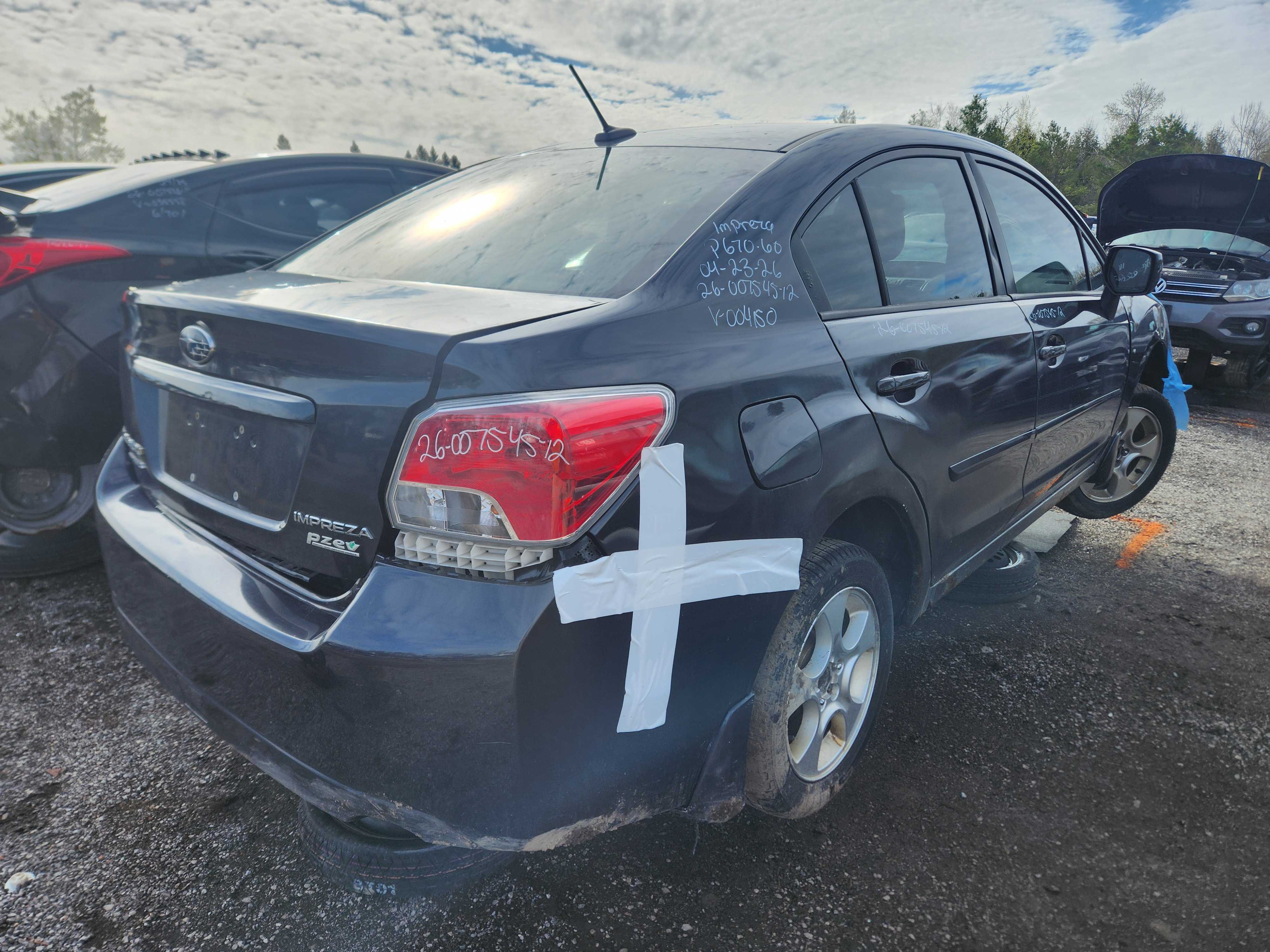 SUBARU IMPREZA 2012