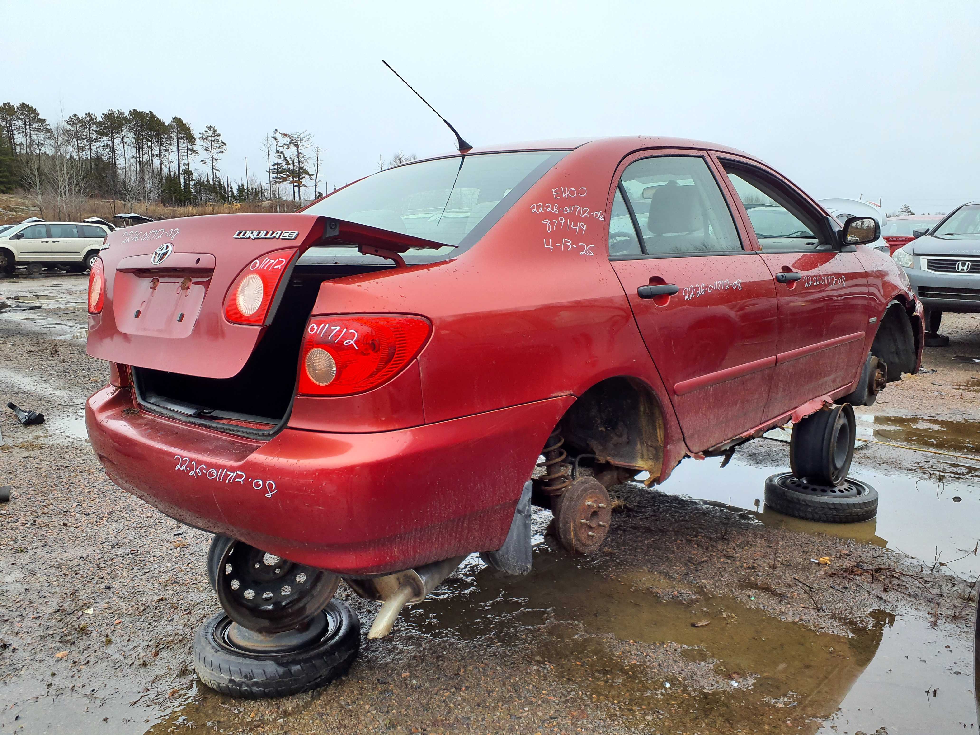 TOYOTA COROLLA 2008