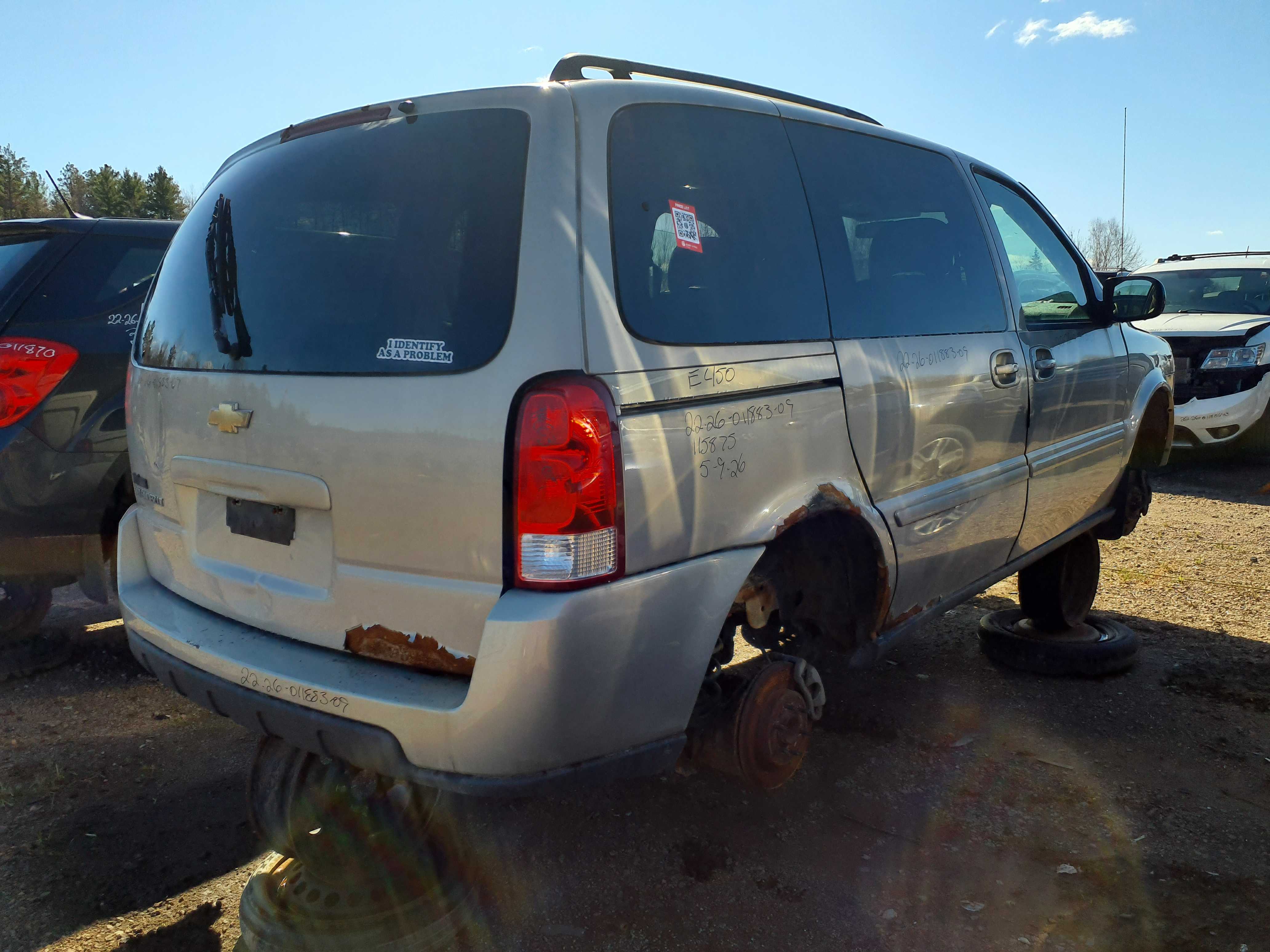 CHEVROLET UPLANDER 2009