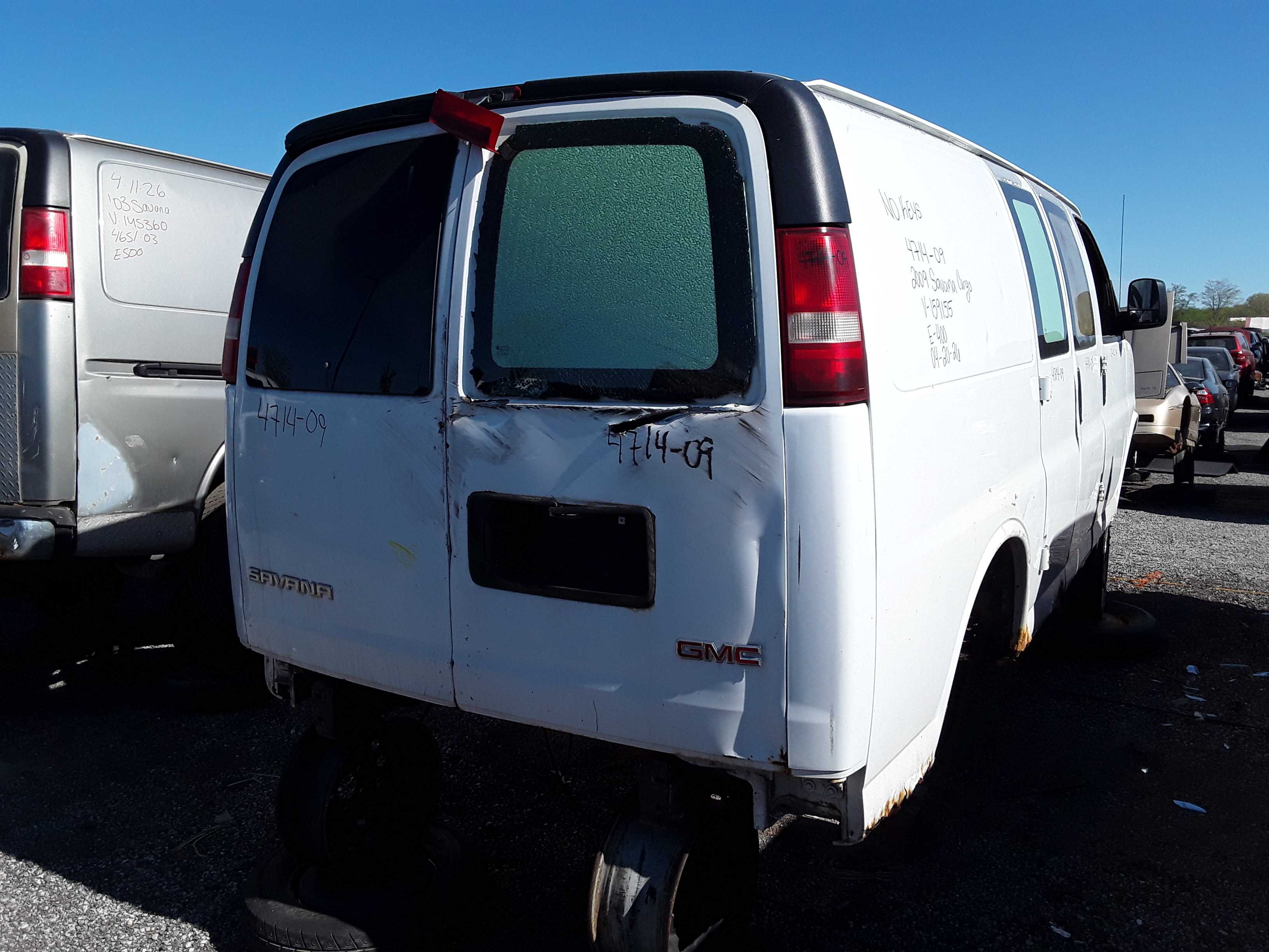 GMC SAVANA CARGO 2009