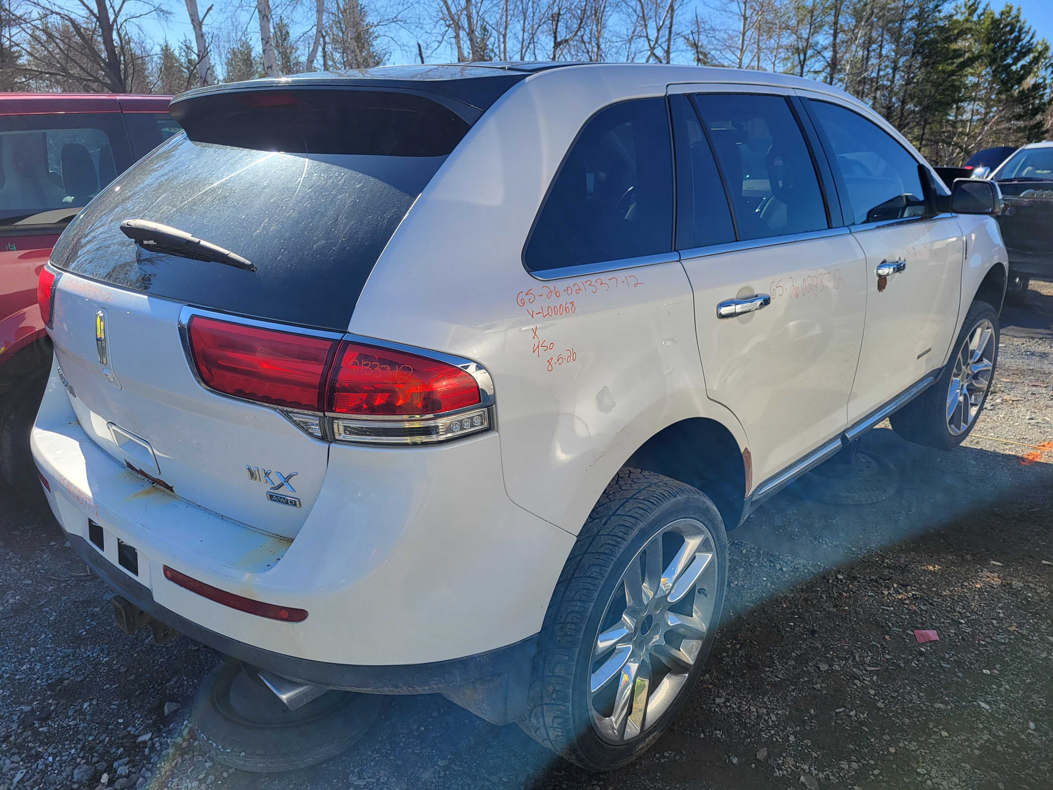 LINCOLN MKX 2012