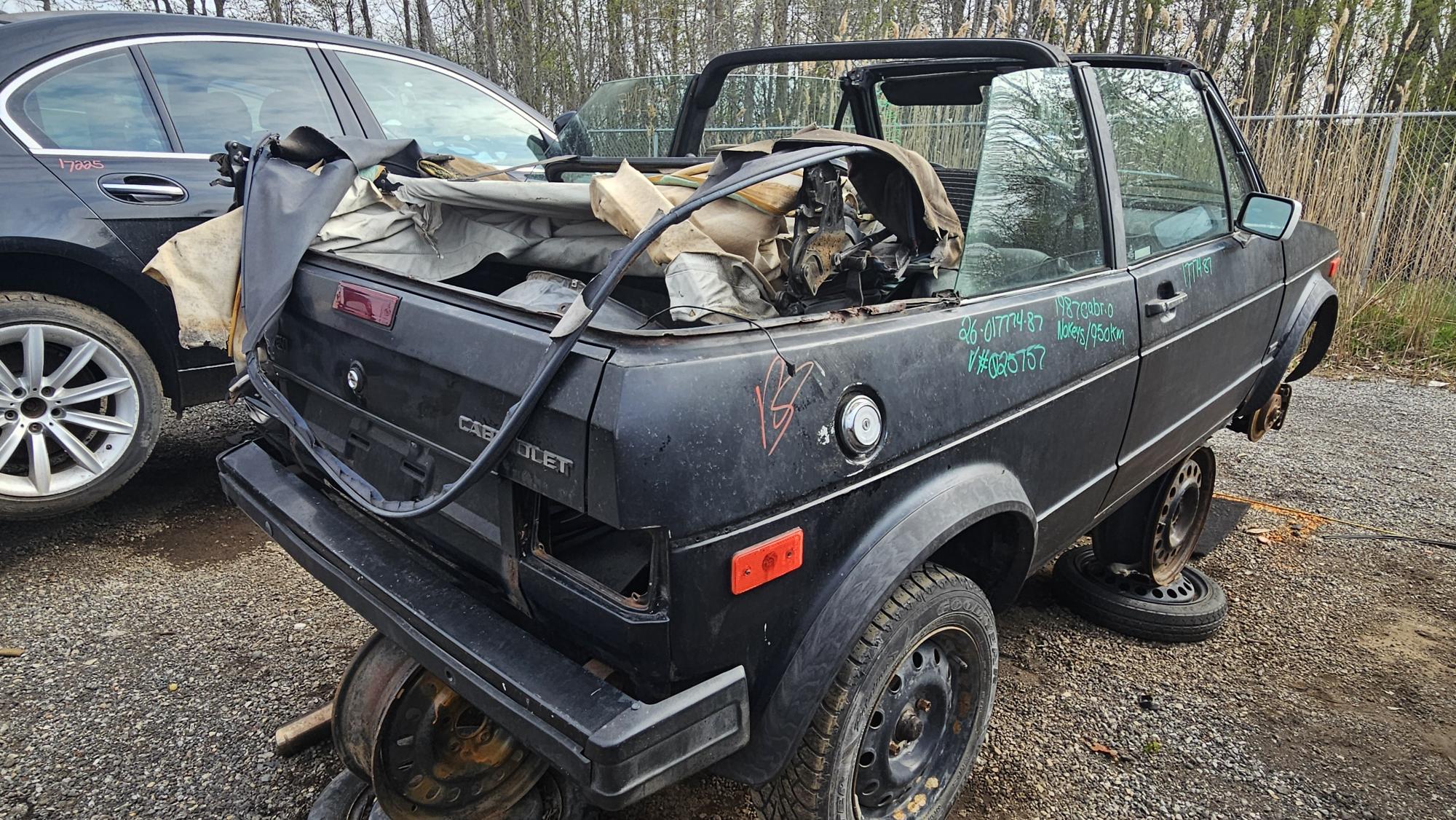 VOLKSWAGEN CABRIO 1987