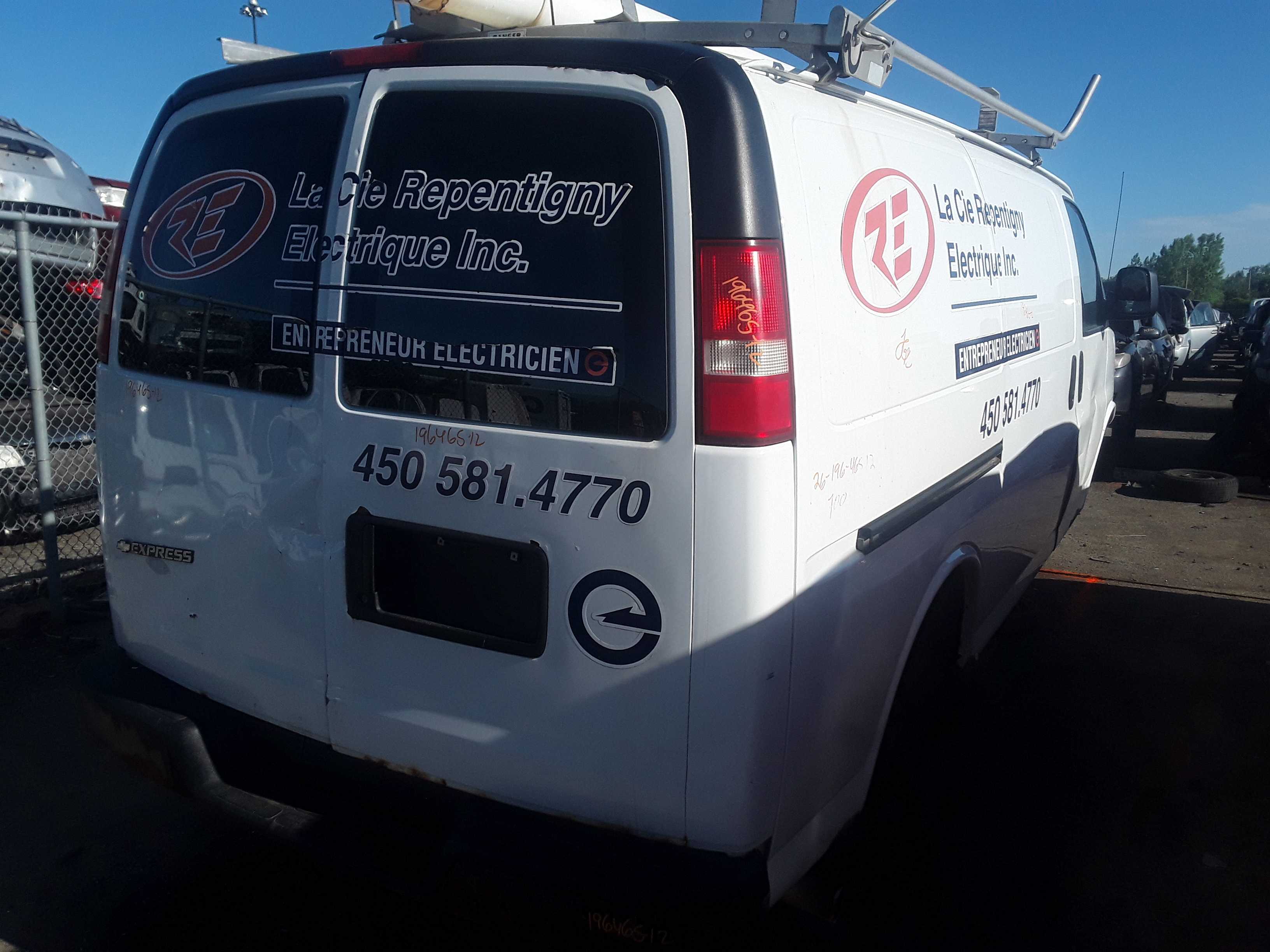 CHEVROLET EXPRESS VAN 2012
