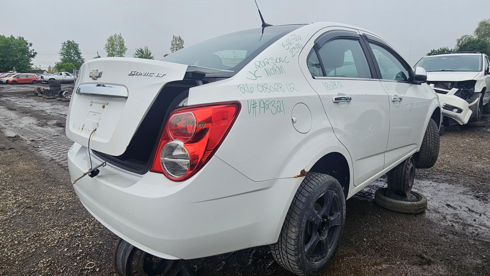 CHEVROLET SONIC 2012