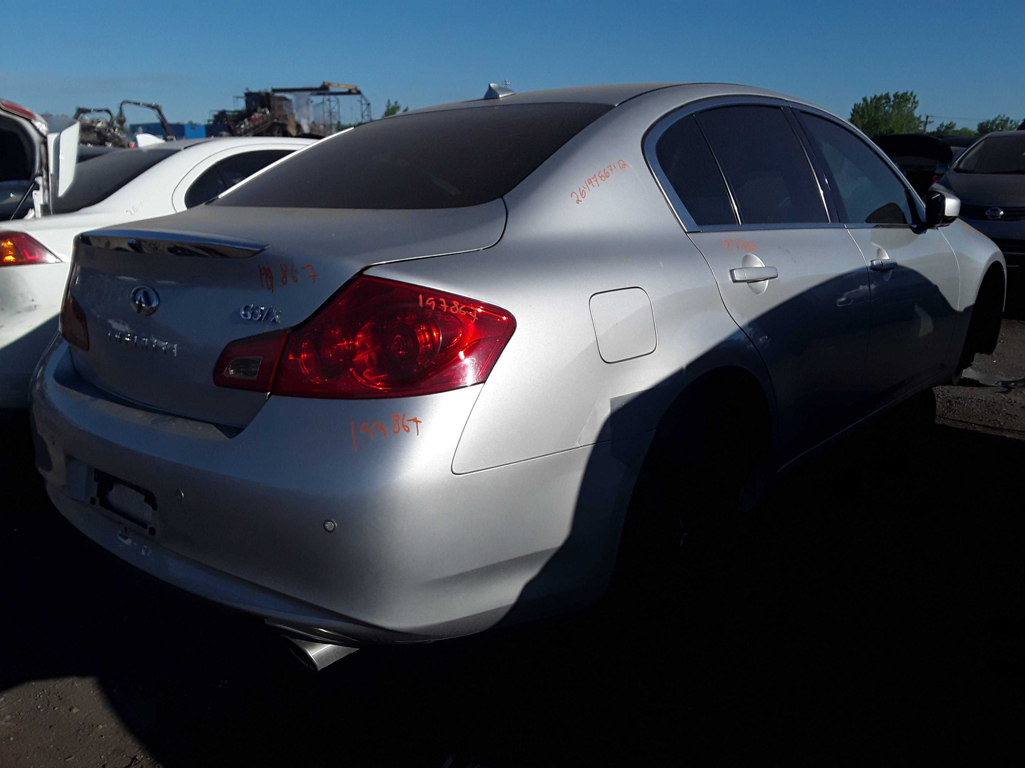 INFINITI G37 SEDAN 2012