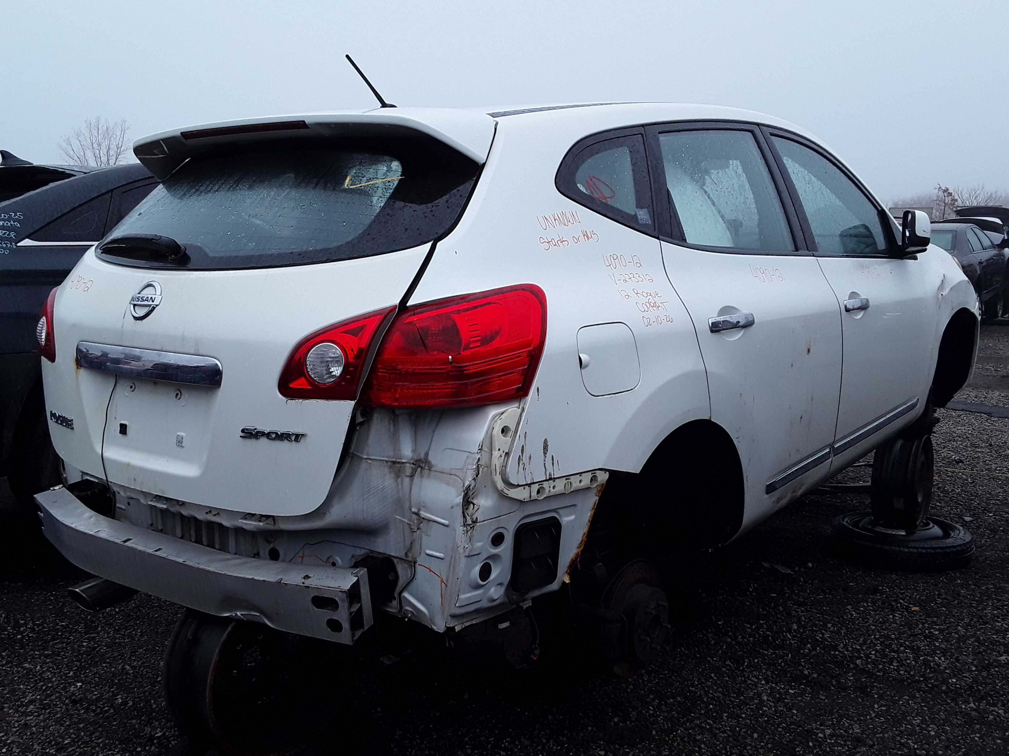 NISSAN ROGUE 2012