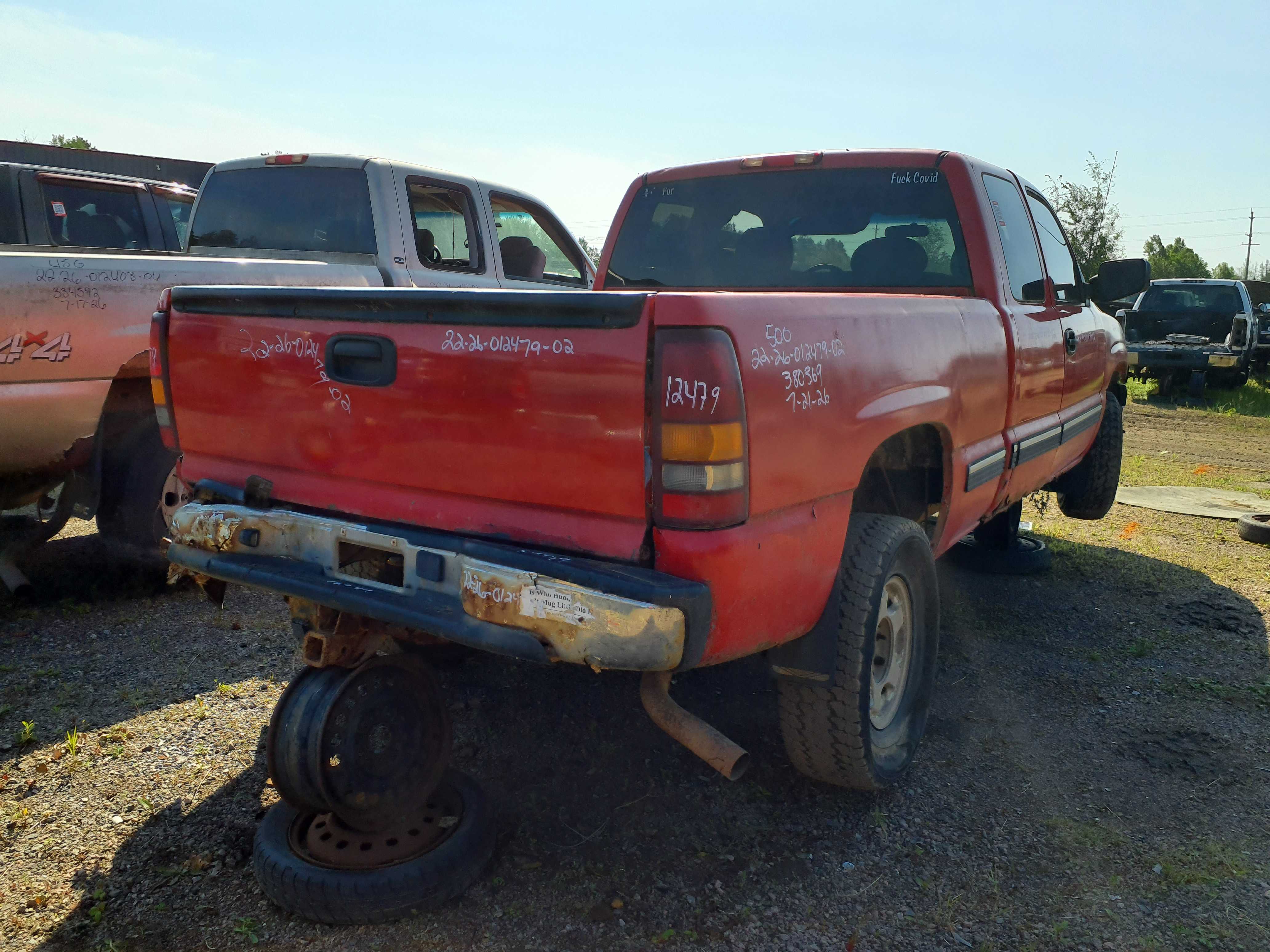 CHEVROLET SILVERADO 1500 2002
