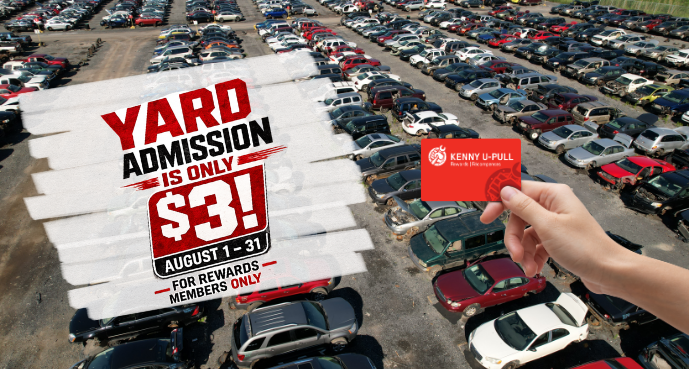 Yard Admission Only $3 for Rewards Members!