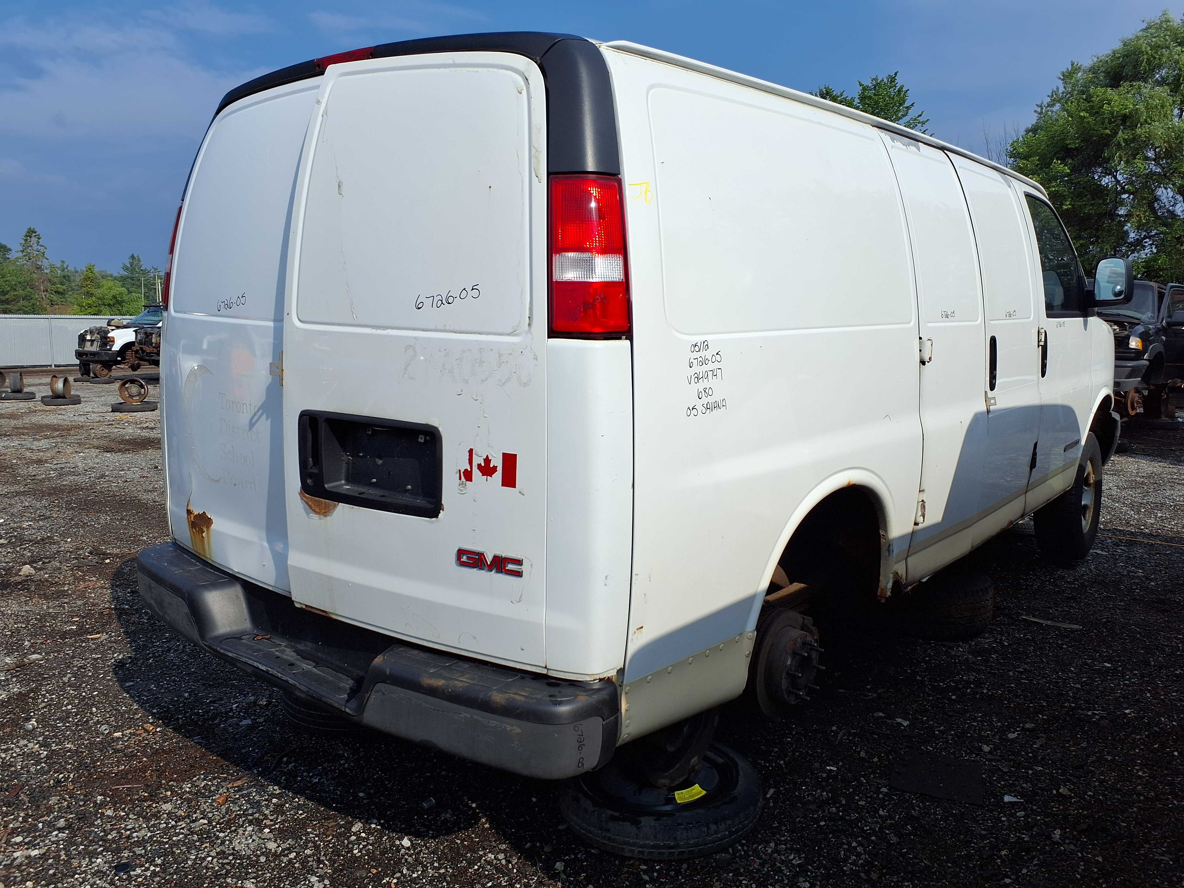 GMC SAVANA CARGO 2005