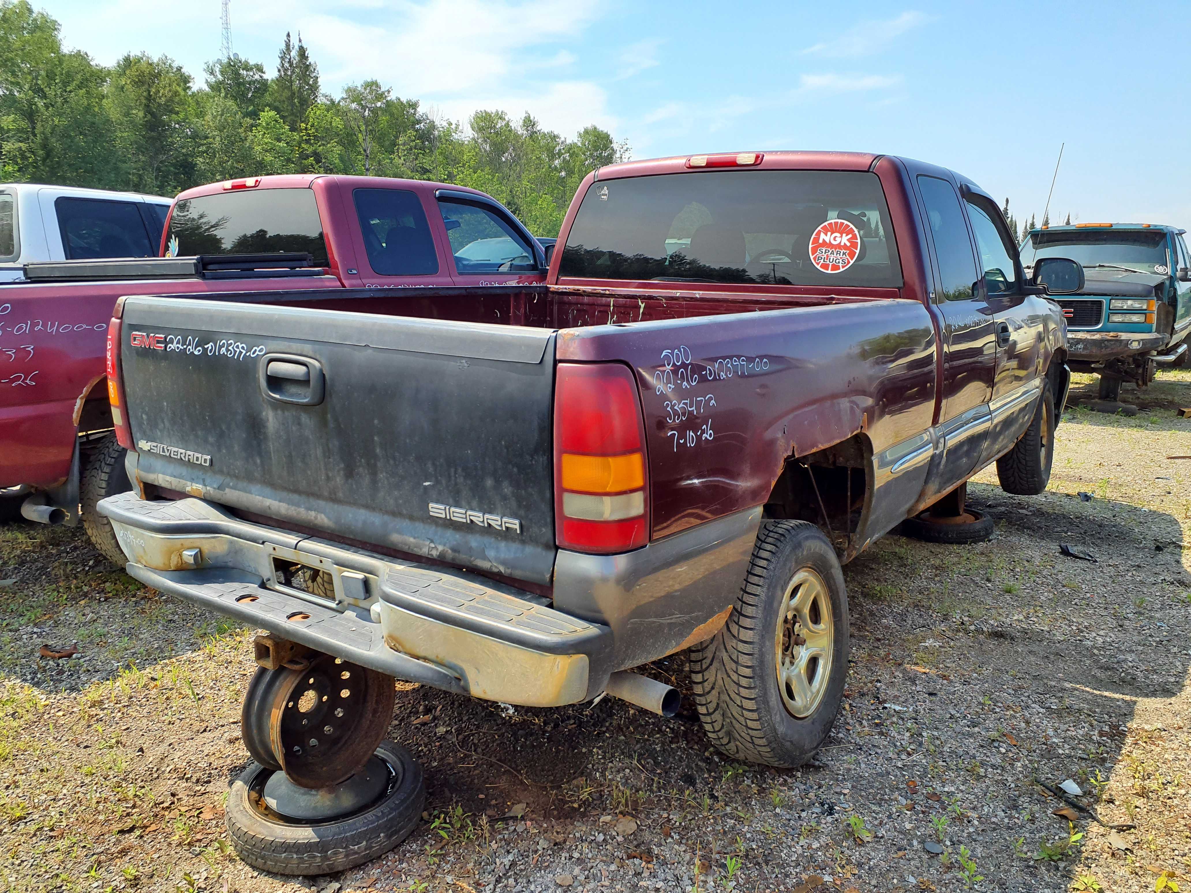 GMC SIERRA 1500 2000