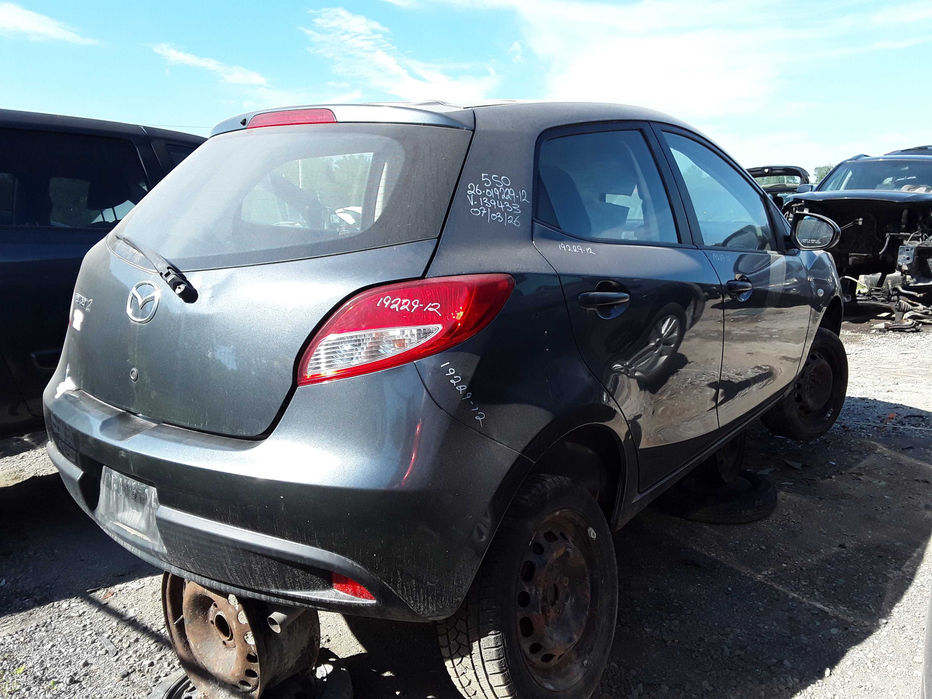 MAZDA MAZDA2 2012