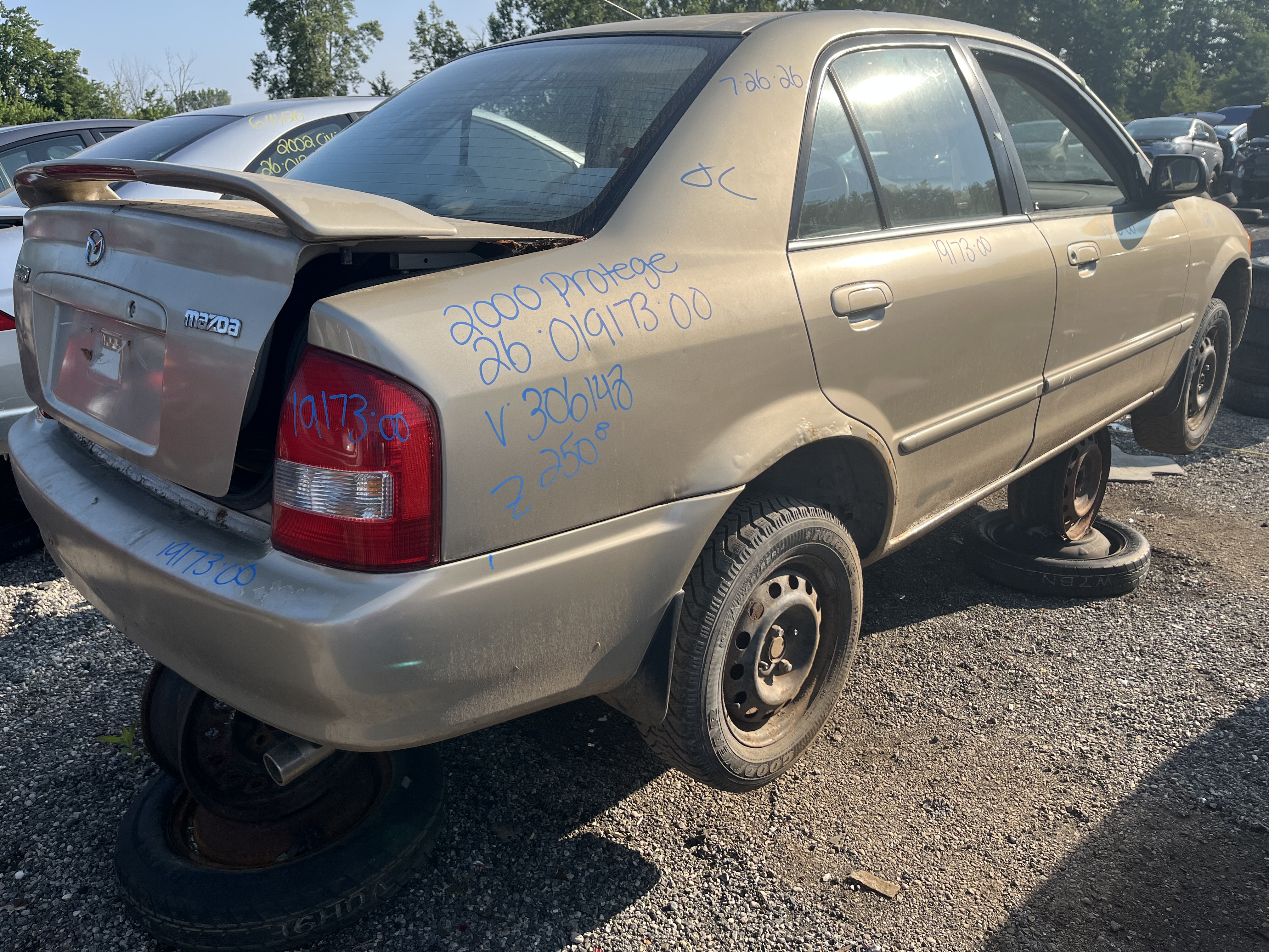 MAZDA PROTEGE 2000